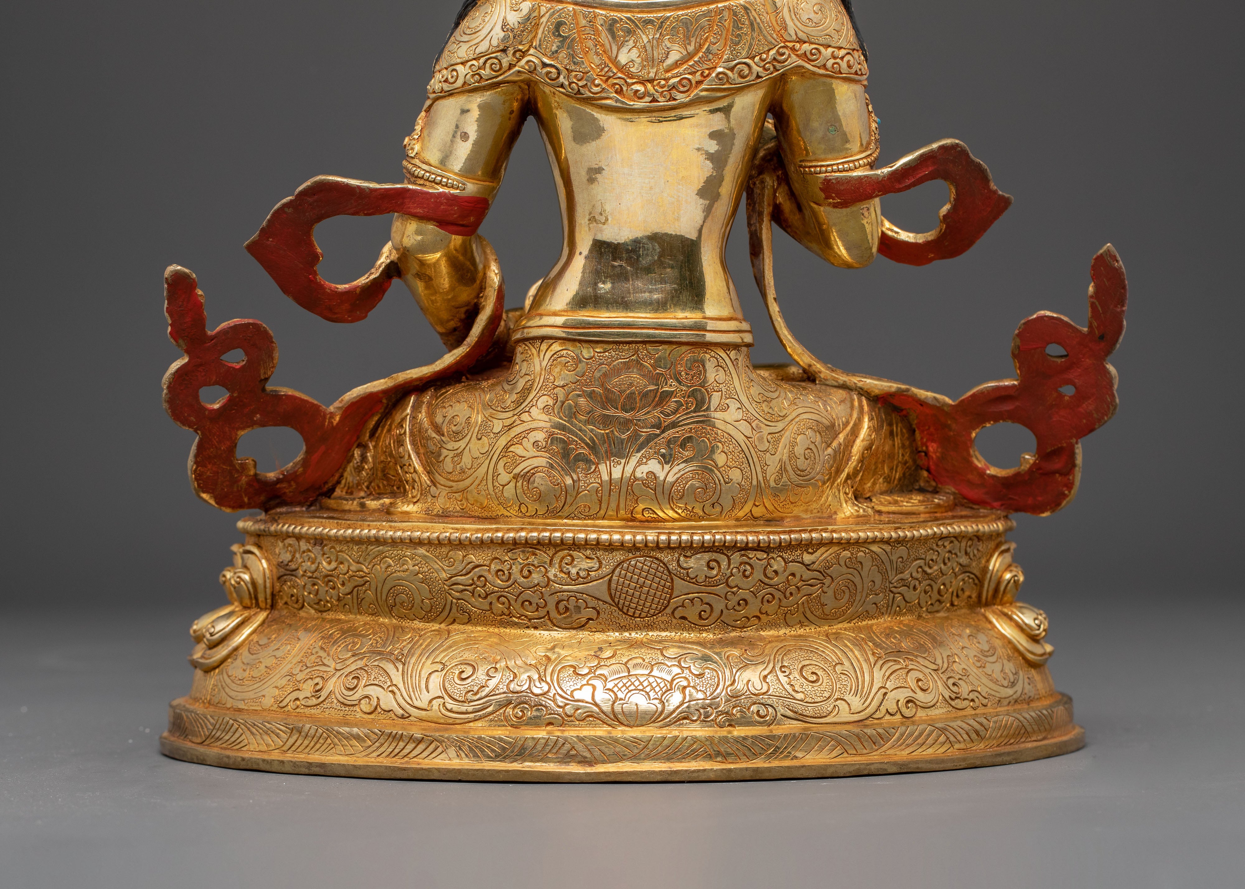 Handmade Vajrasattva Golden Statue for Purification | Traditional Artwork