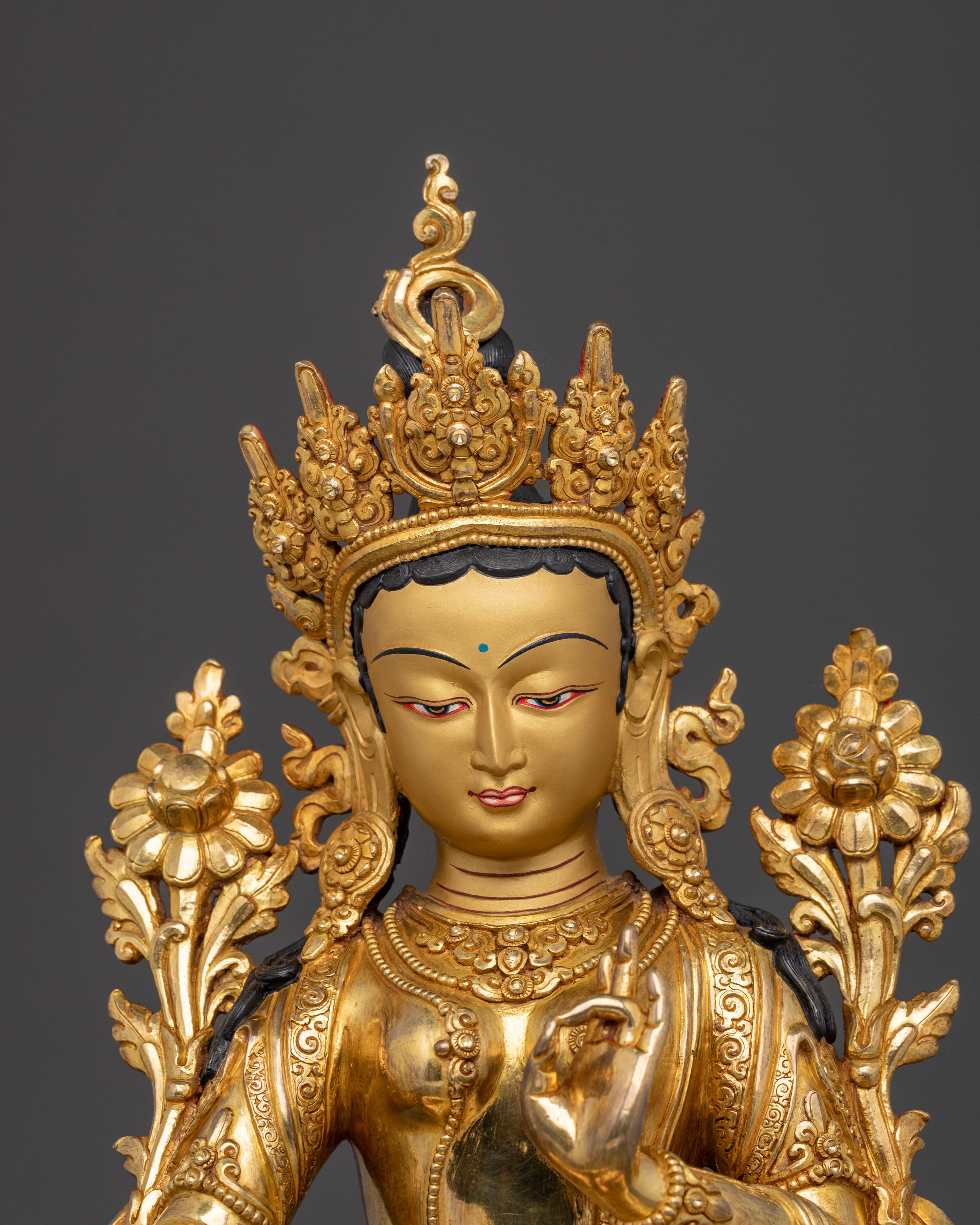 Green Tara Sacred Statue | Mother of All Buddhas