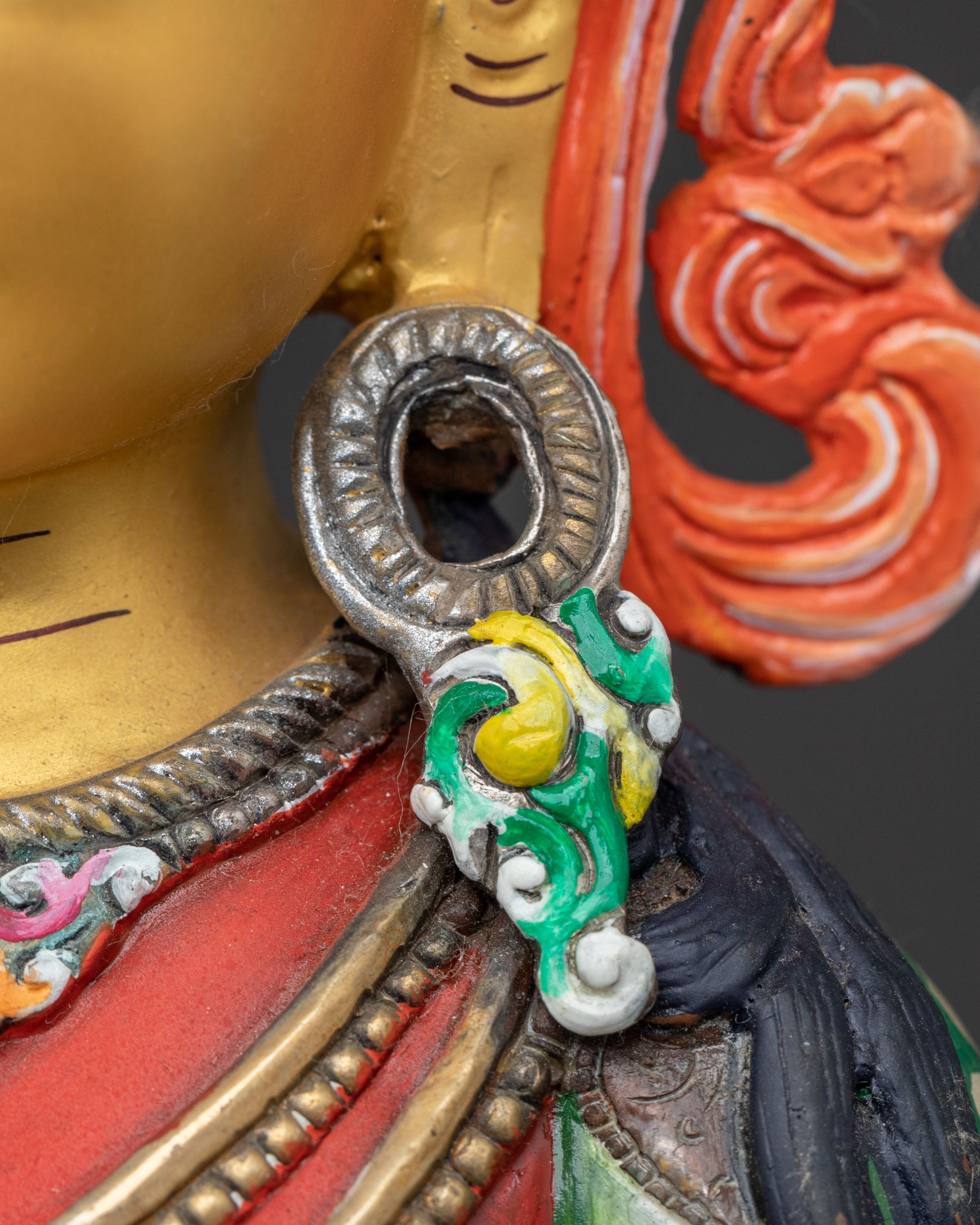 Amitayus Infinite Life Golden Statue – Radiant Sacred Serenity