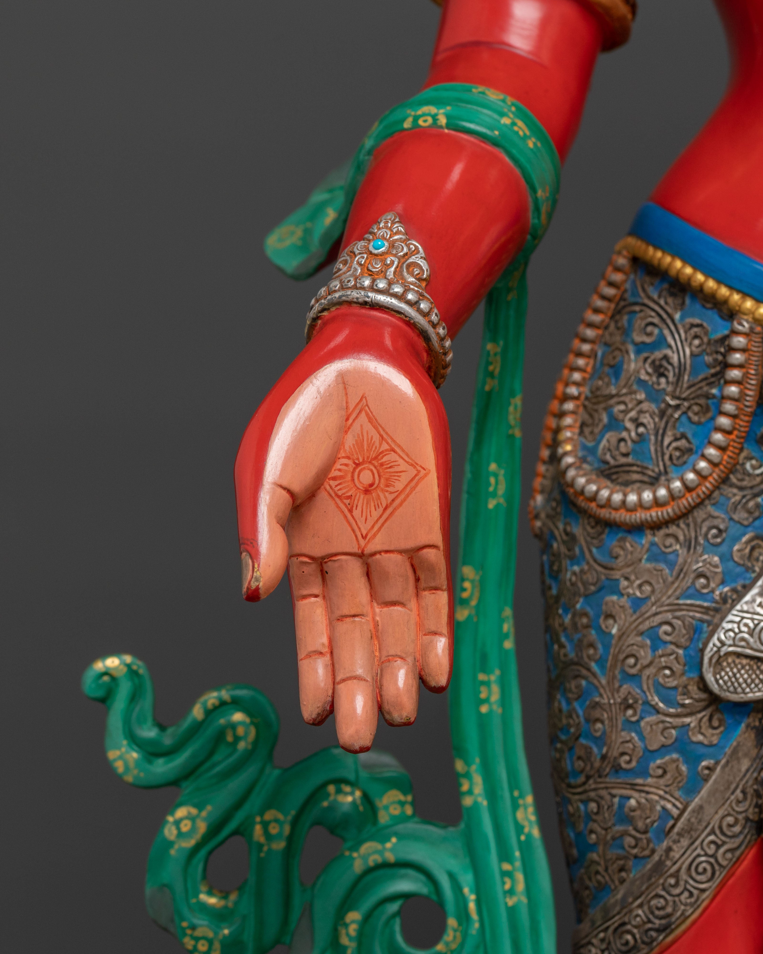 Monumental Standing Padmapani Lokeshwor Statue | Buddhist Compassion Deity