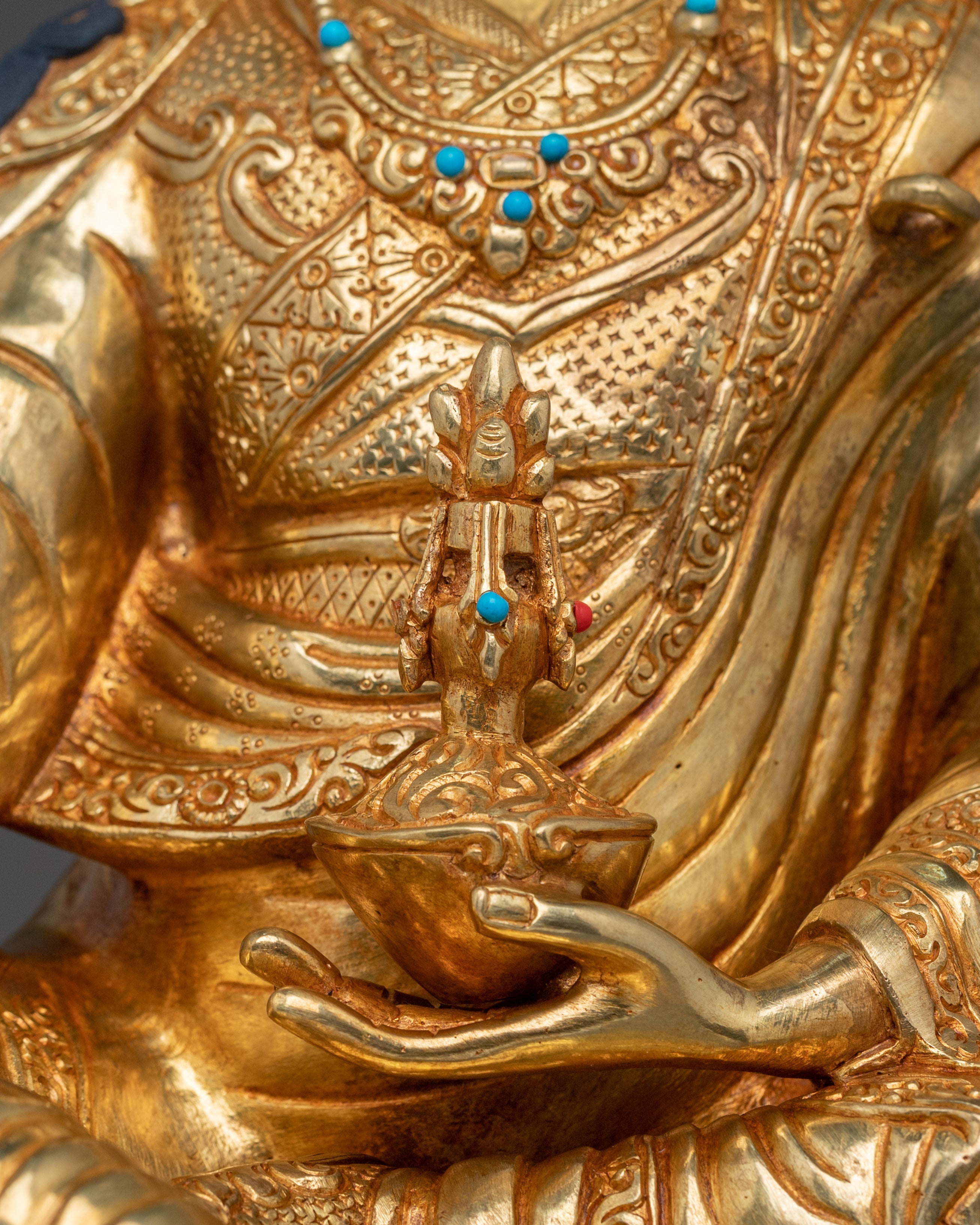 Guru Rinpoche Sculpture | Tibetan Precious Master