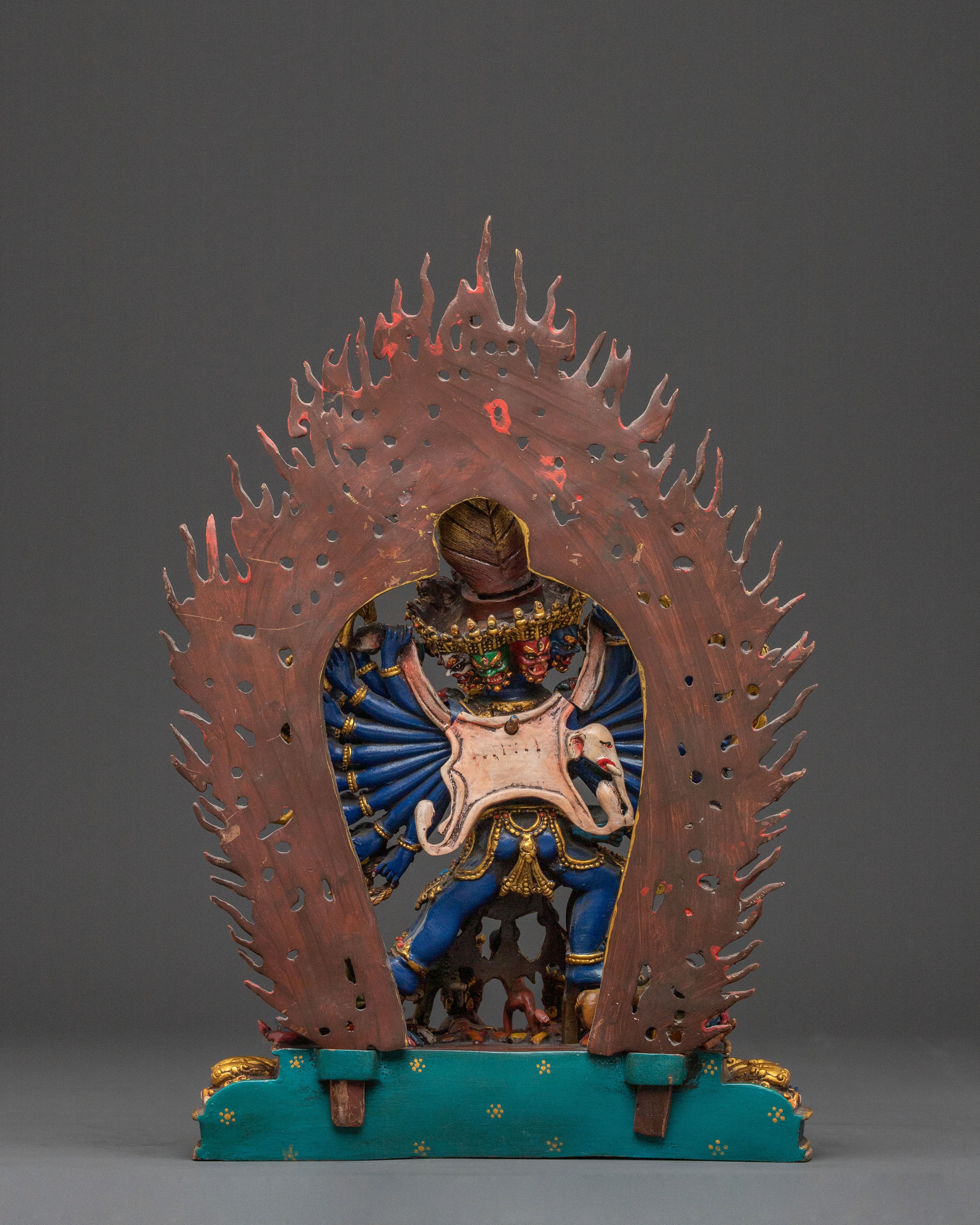 Guardian Yamantaka Statue With Consort | Protector Icon