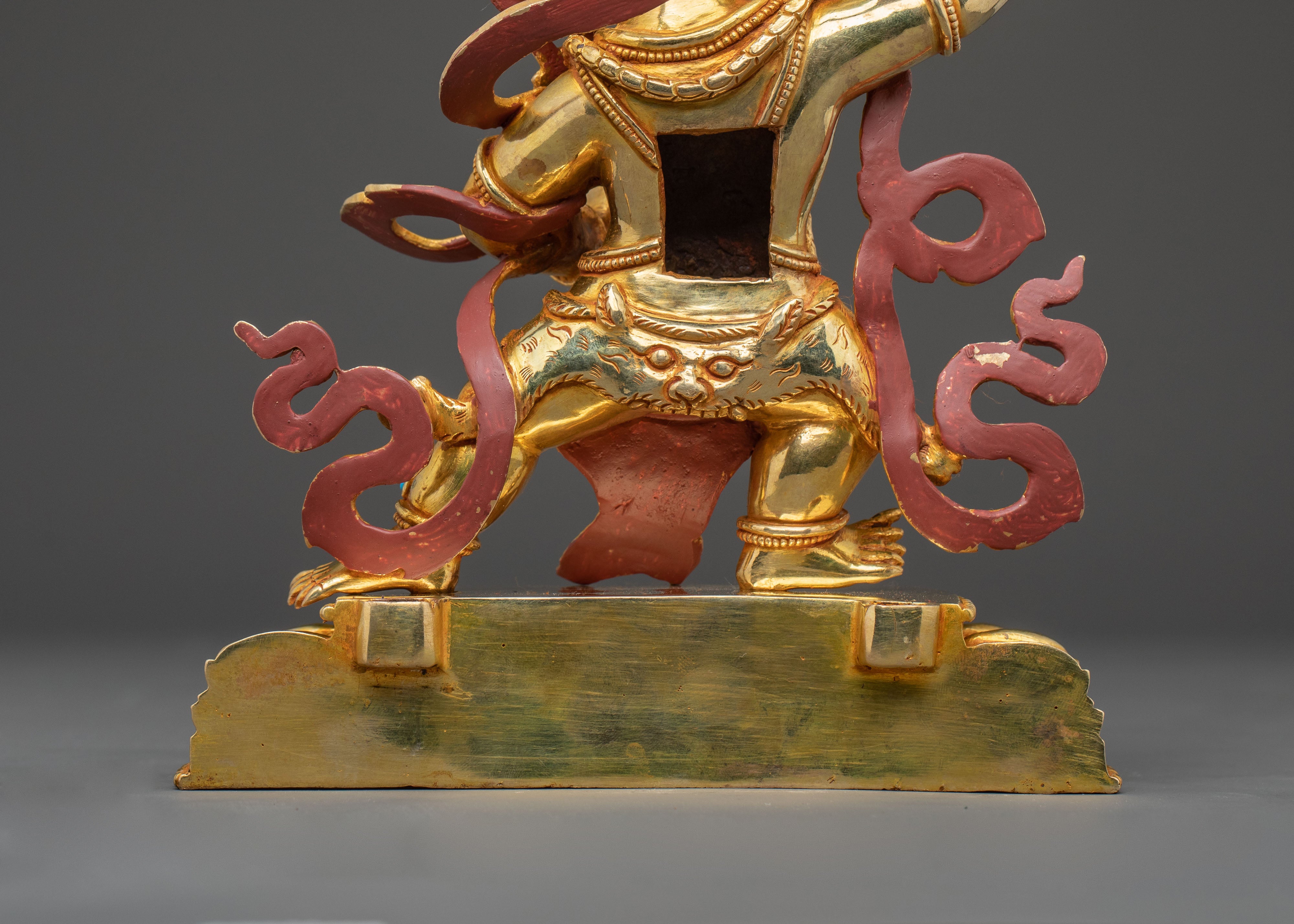 Vajrapani Guardian Bodhisattva Statue – Handcrafted Gold Gilded Copper Statue
