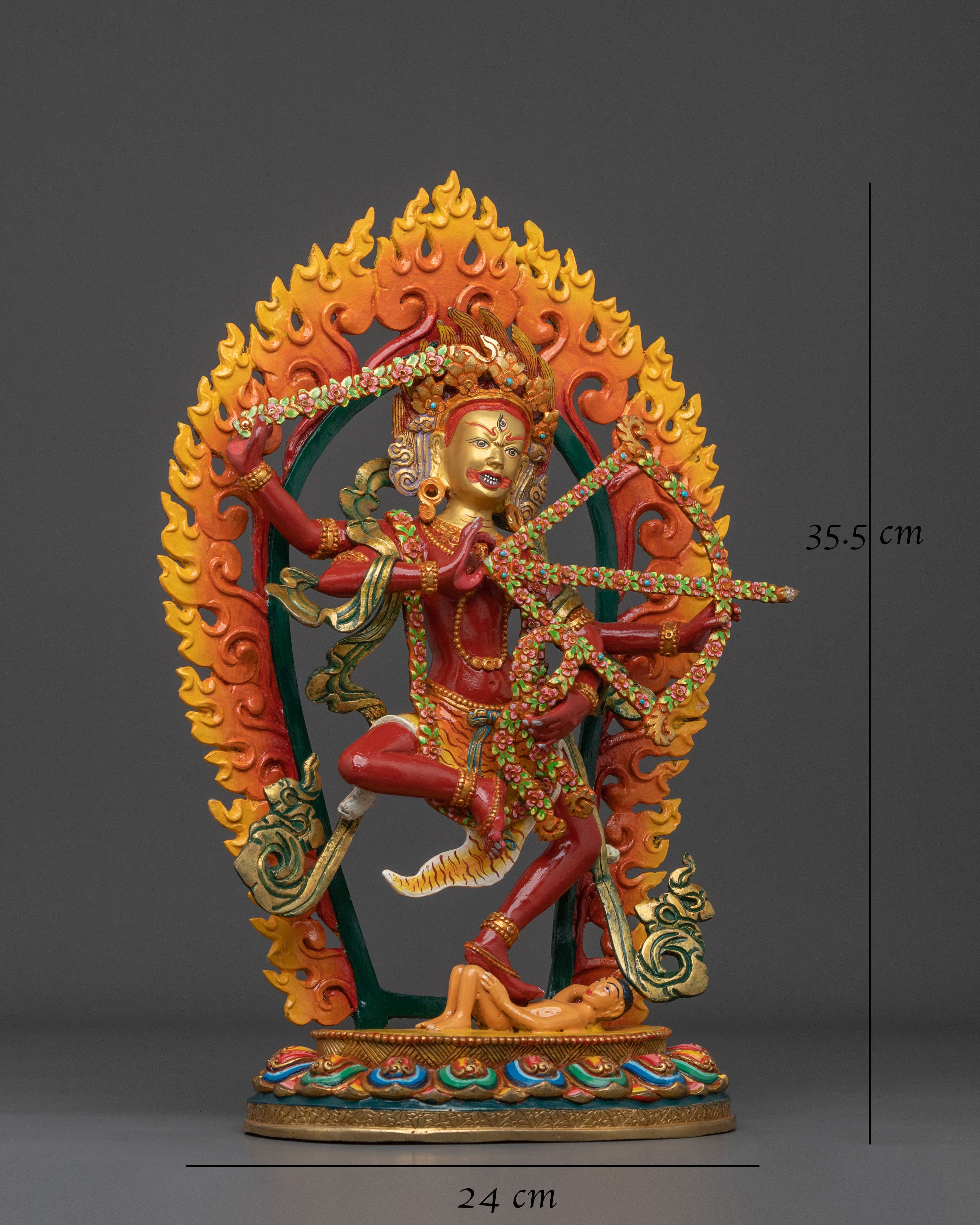 Red Tara Kurukulla Sacred Statue | Goddess of Magnetizing Power