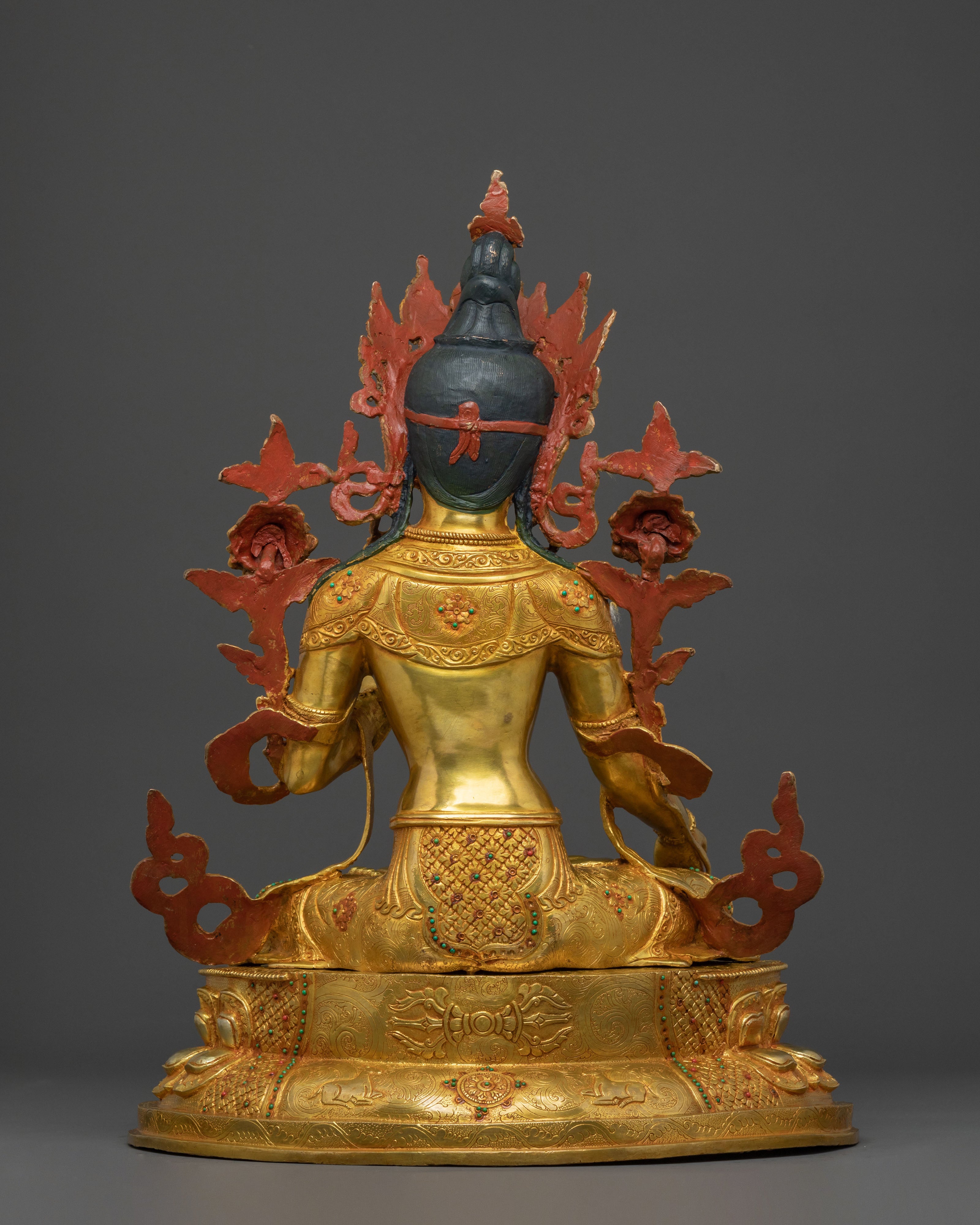 White Tara | Handcrafted 24K Gold Gilded Statue