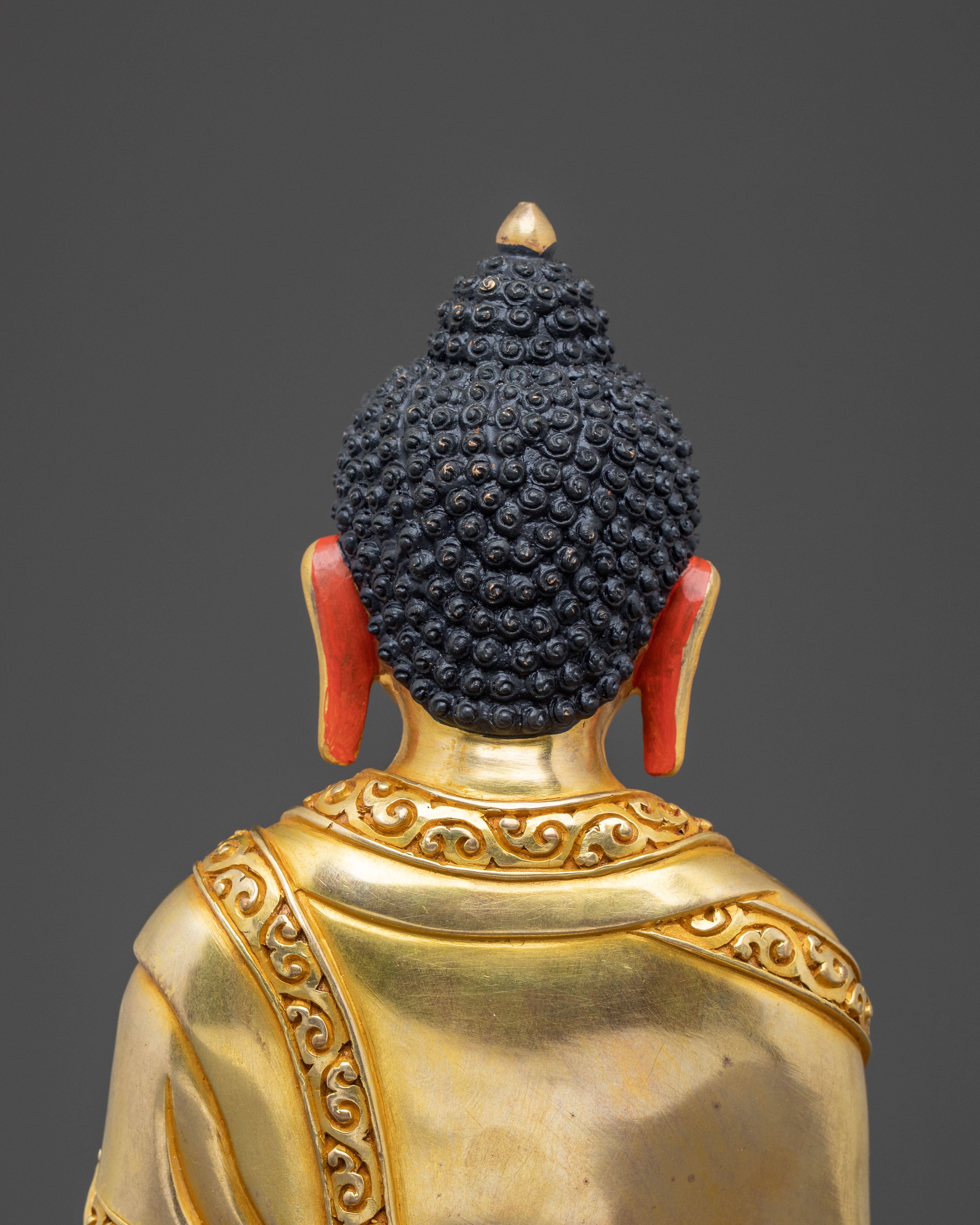 Vairocana Uttarabodhi Mudra Statue – 24K Gold Gilded