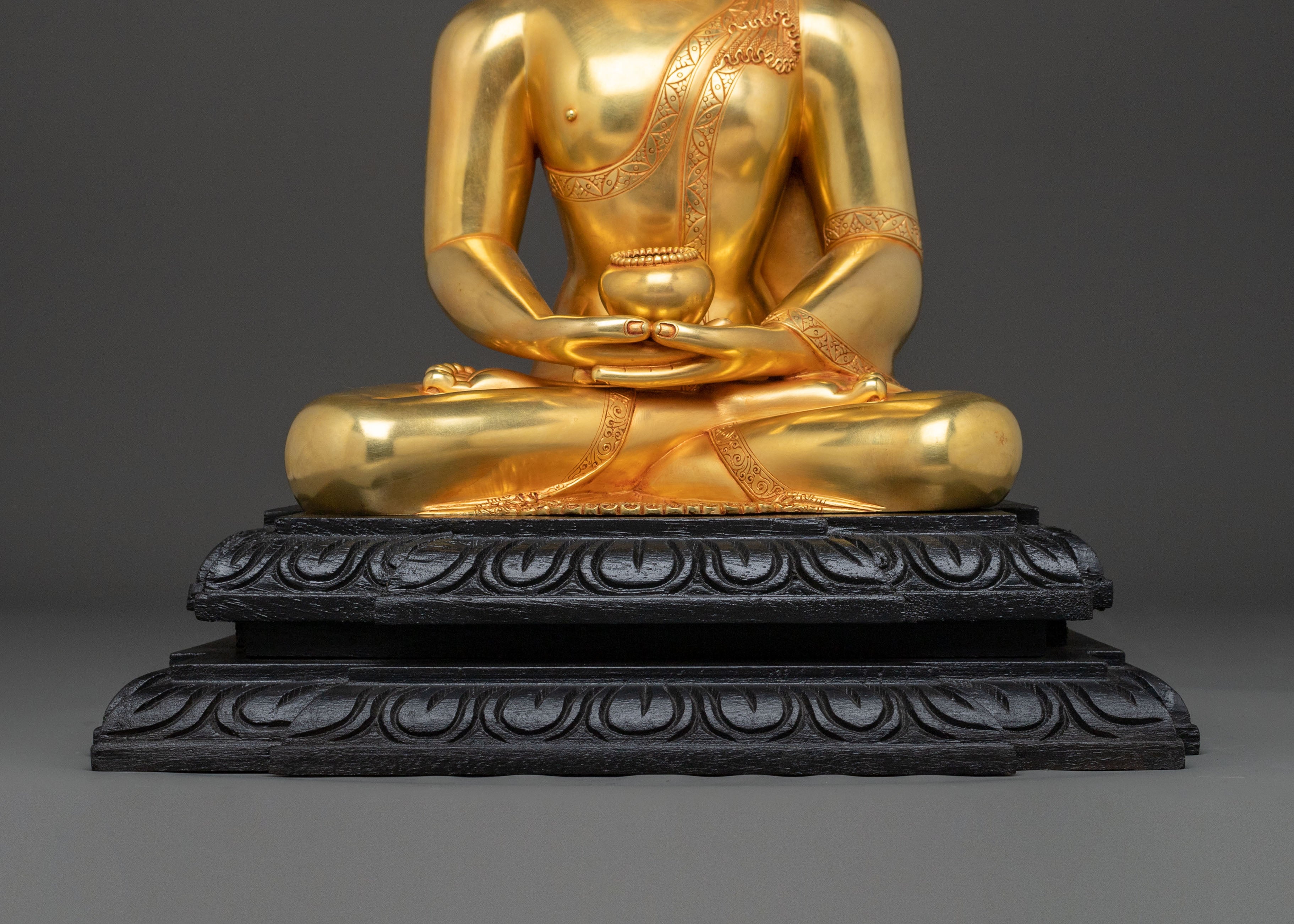 Handcrafted Amitabha Buddha Spiritual Statue for Decor