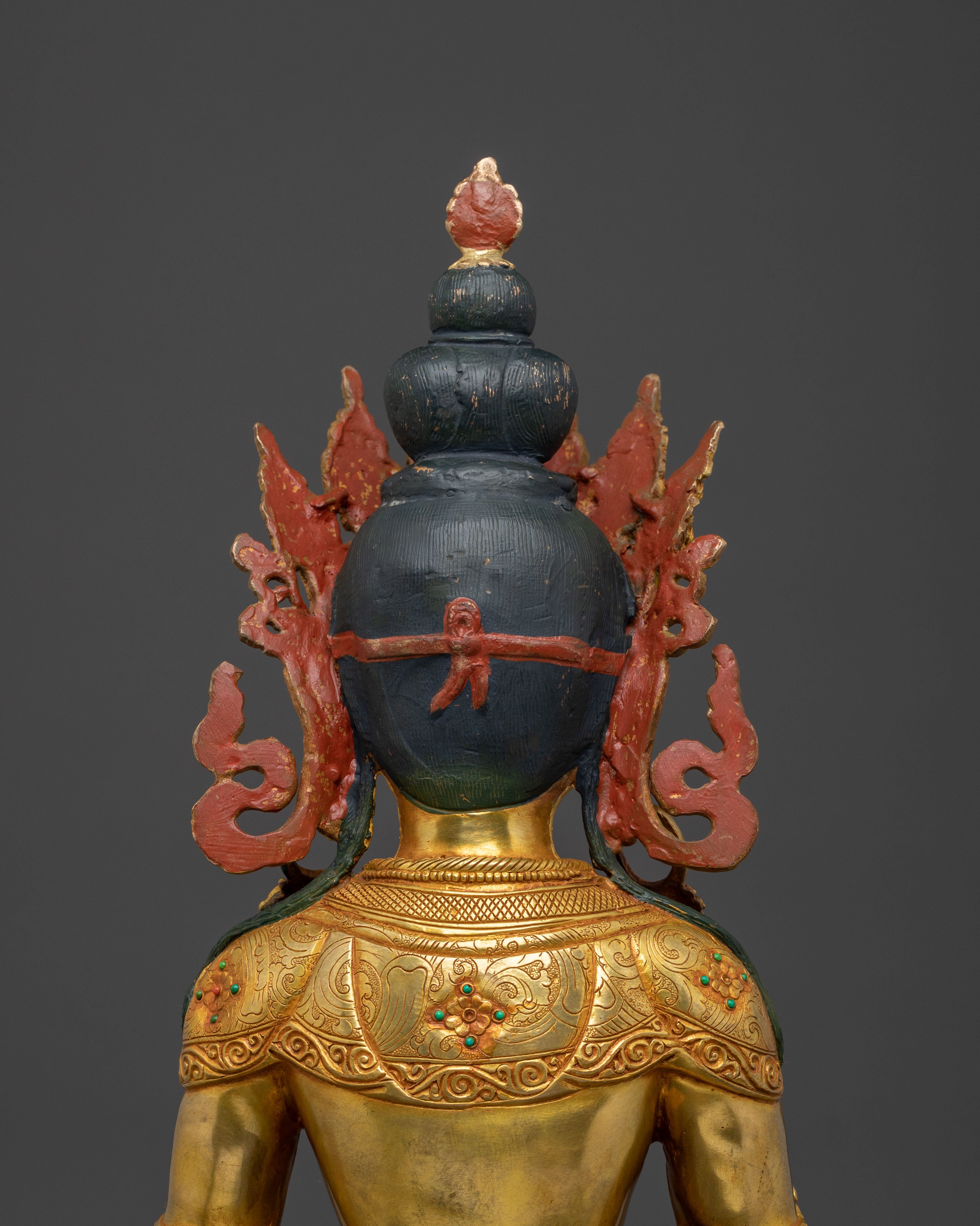 Amitayus Golden Statue | Buddhist Longevity