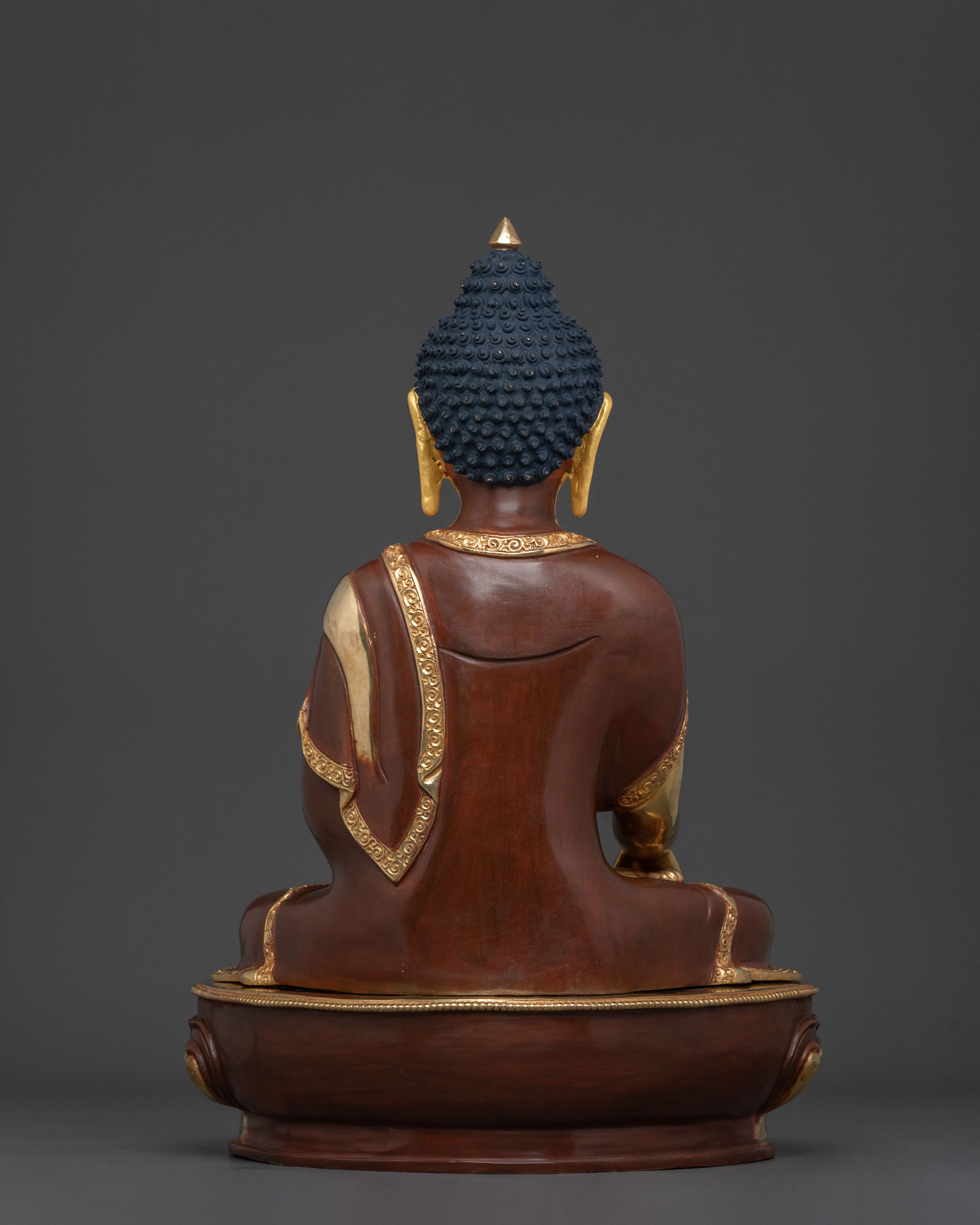 Hand-Carved Shakyamuni Buddha Statue | Home Decor