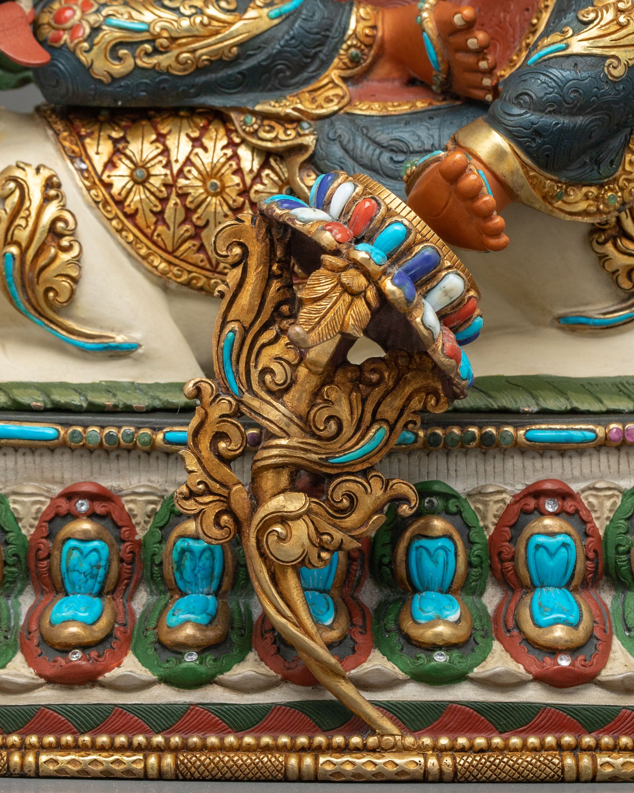 Simhanada Manjushri Bodhisattva of Wisdom Statue