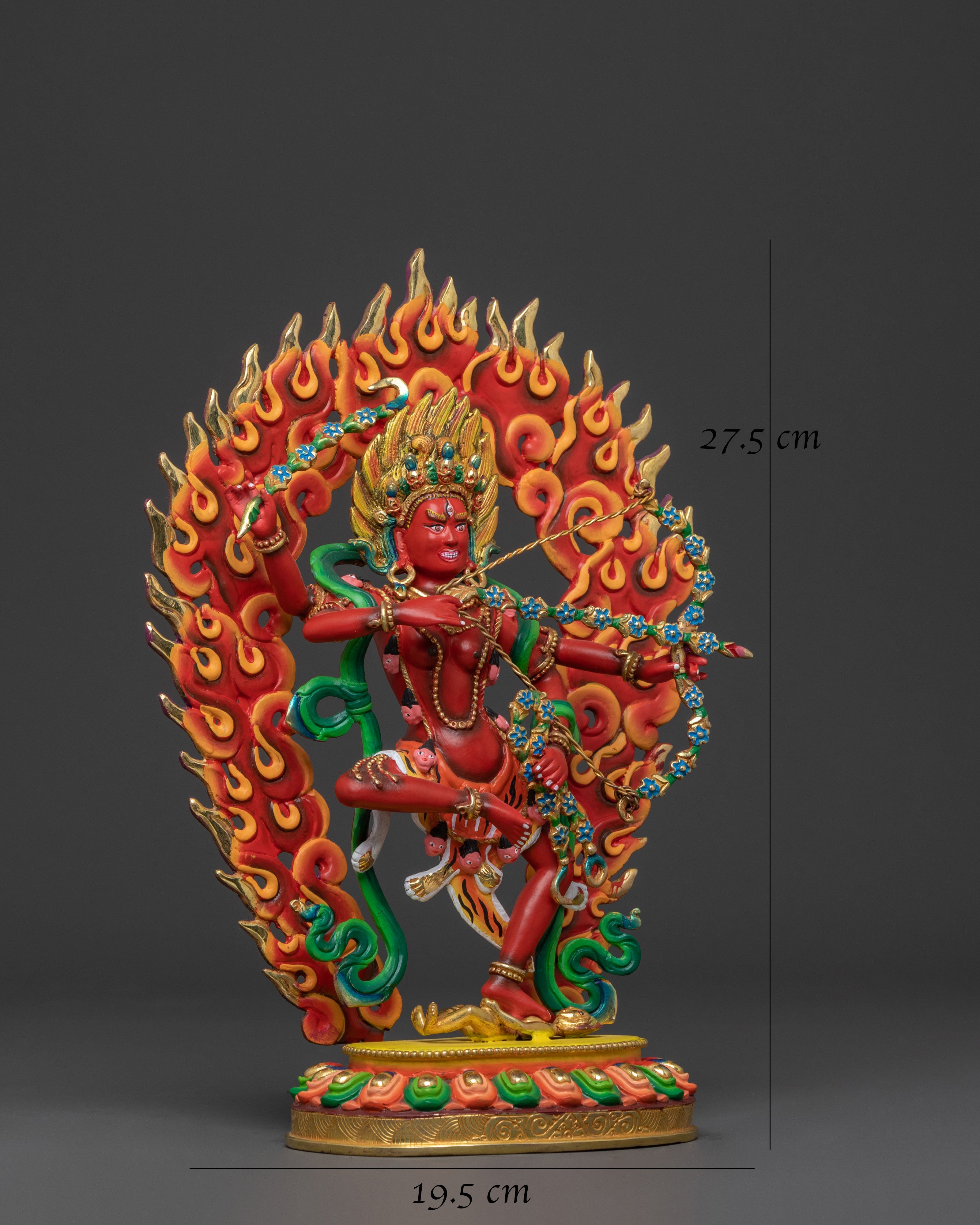 Wrathful Kurukulla Buddhist Statue | Spiritual Icon