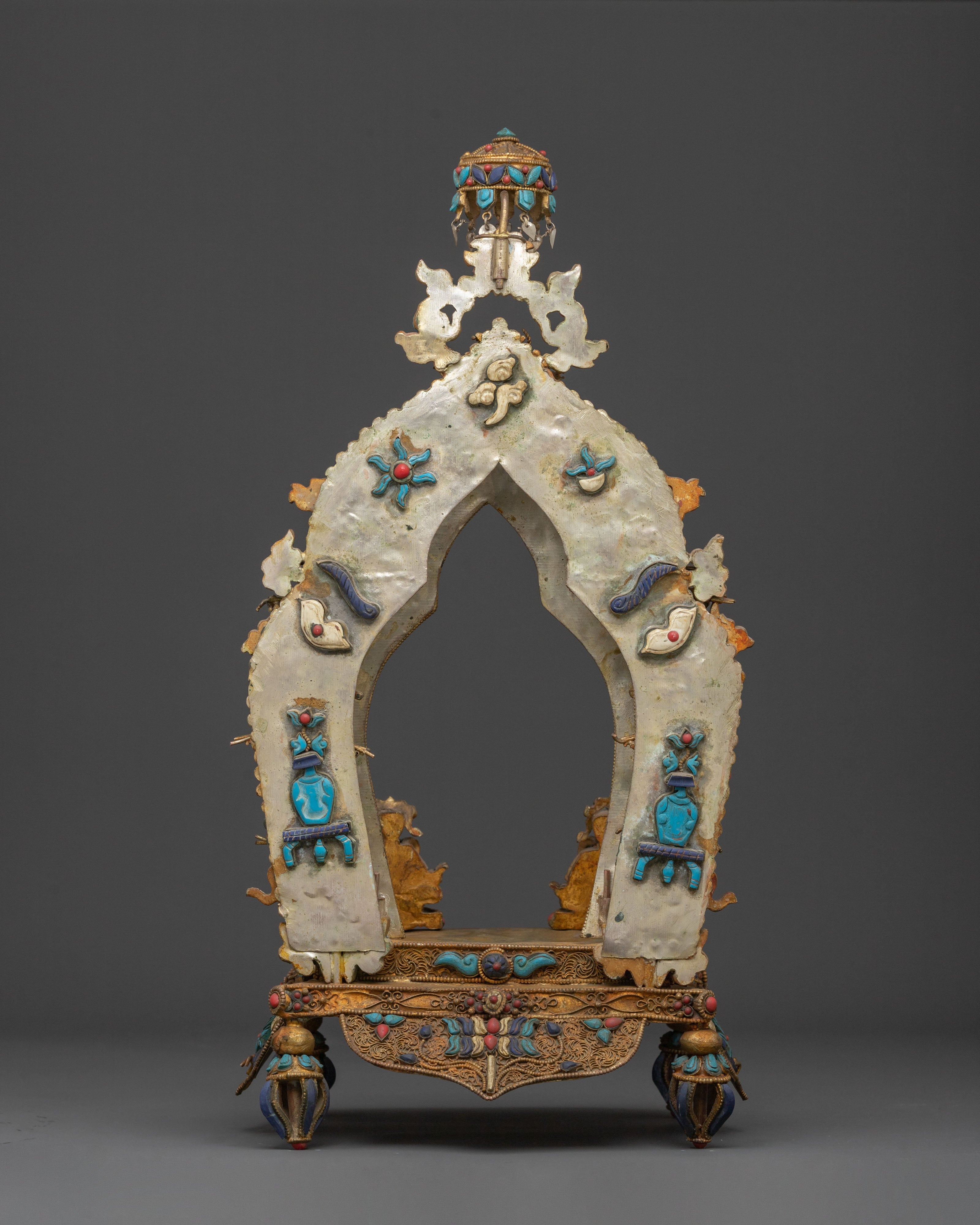 Handmade Sacred Throne | Himalayan Spiritual Altar