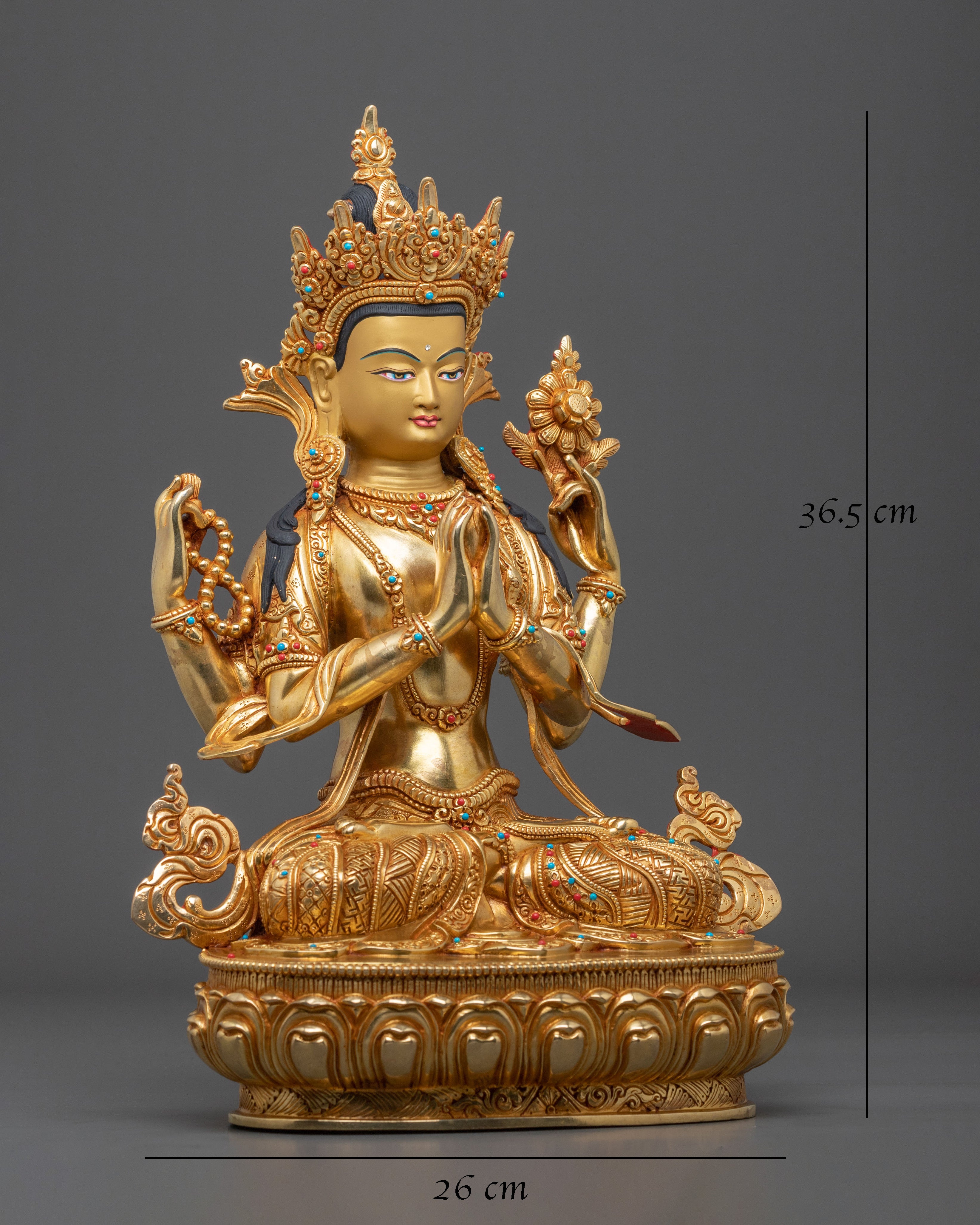 Chenrezig Statue: Bodhisattva of Infinite Compassion