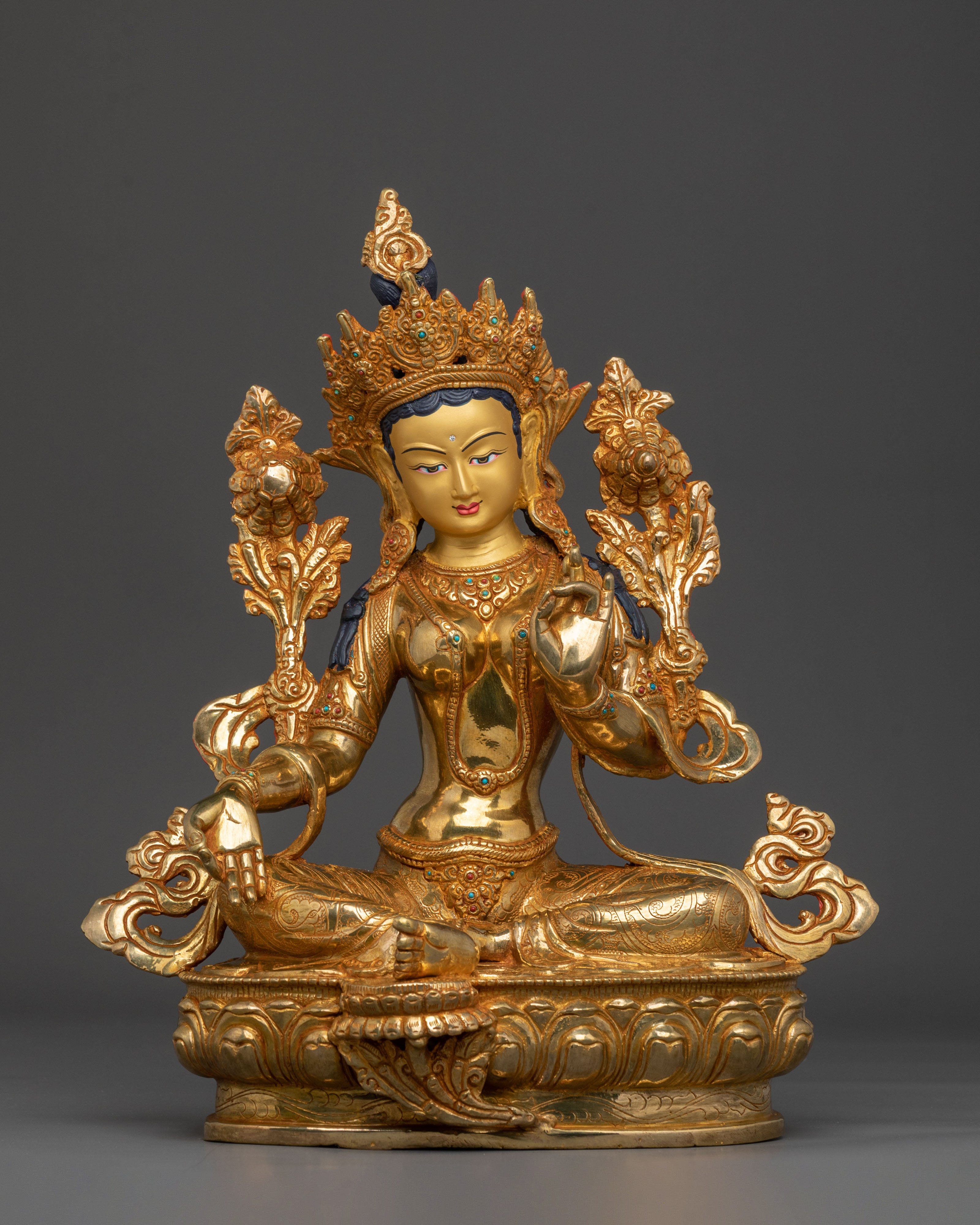 Green Tara Statue
