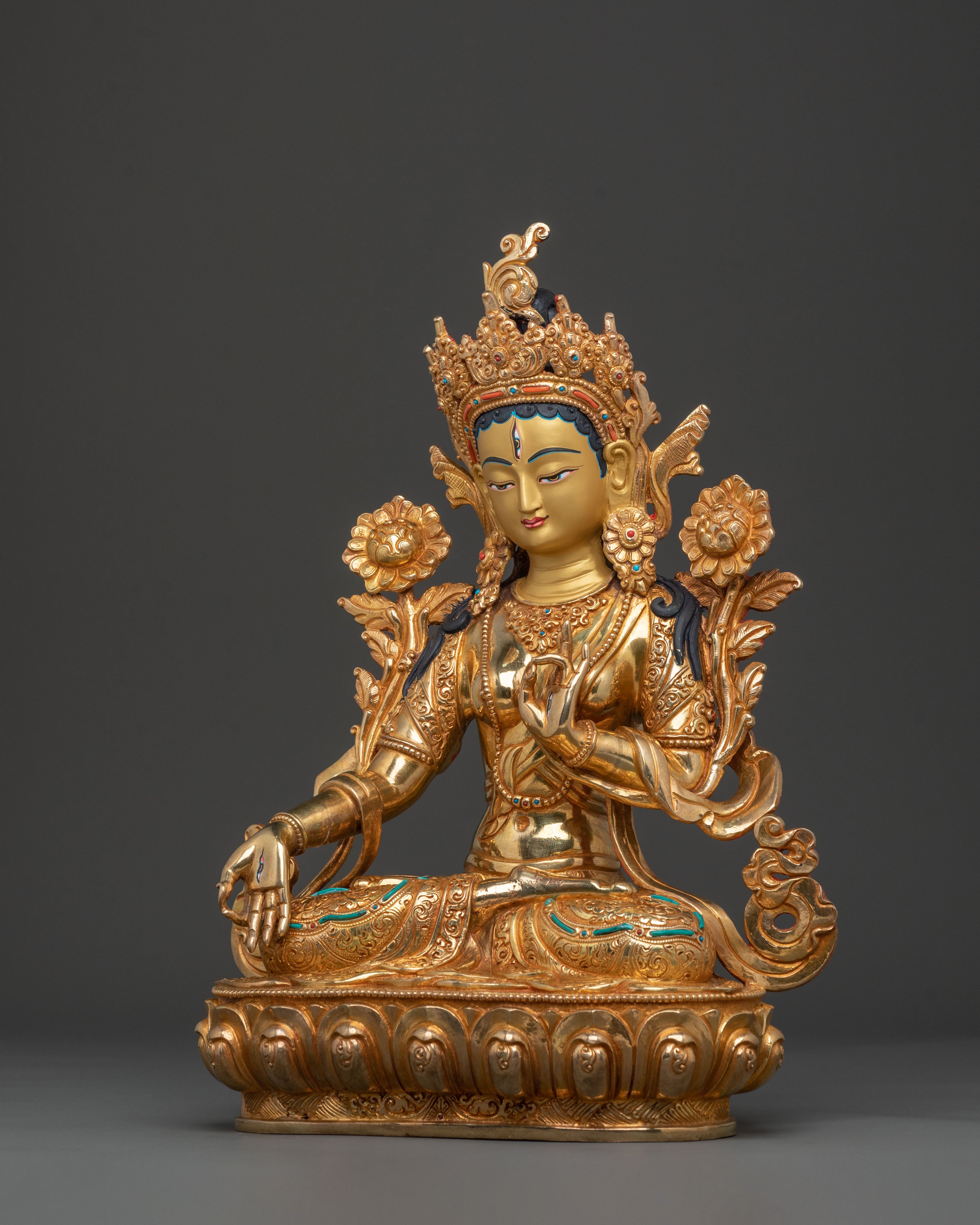 White Tara Sacred Statue | Symbol of Healing