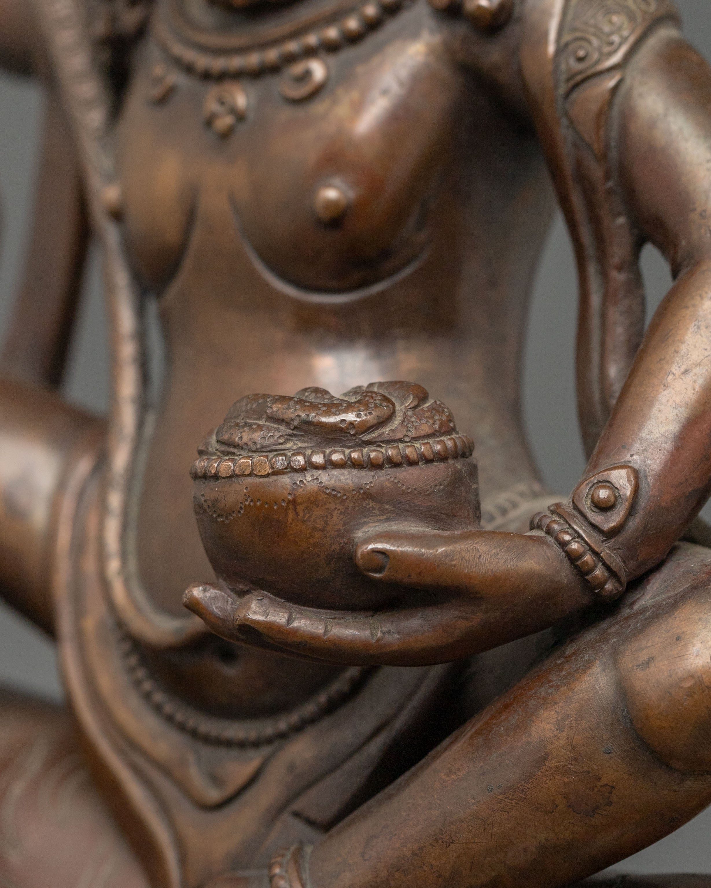 Dombi Heruka Statue: Handmade Himalayan Altar Decor