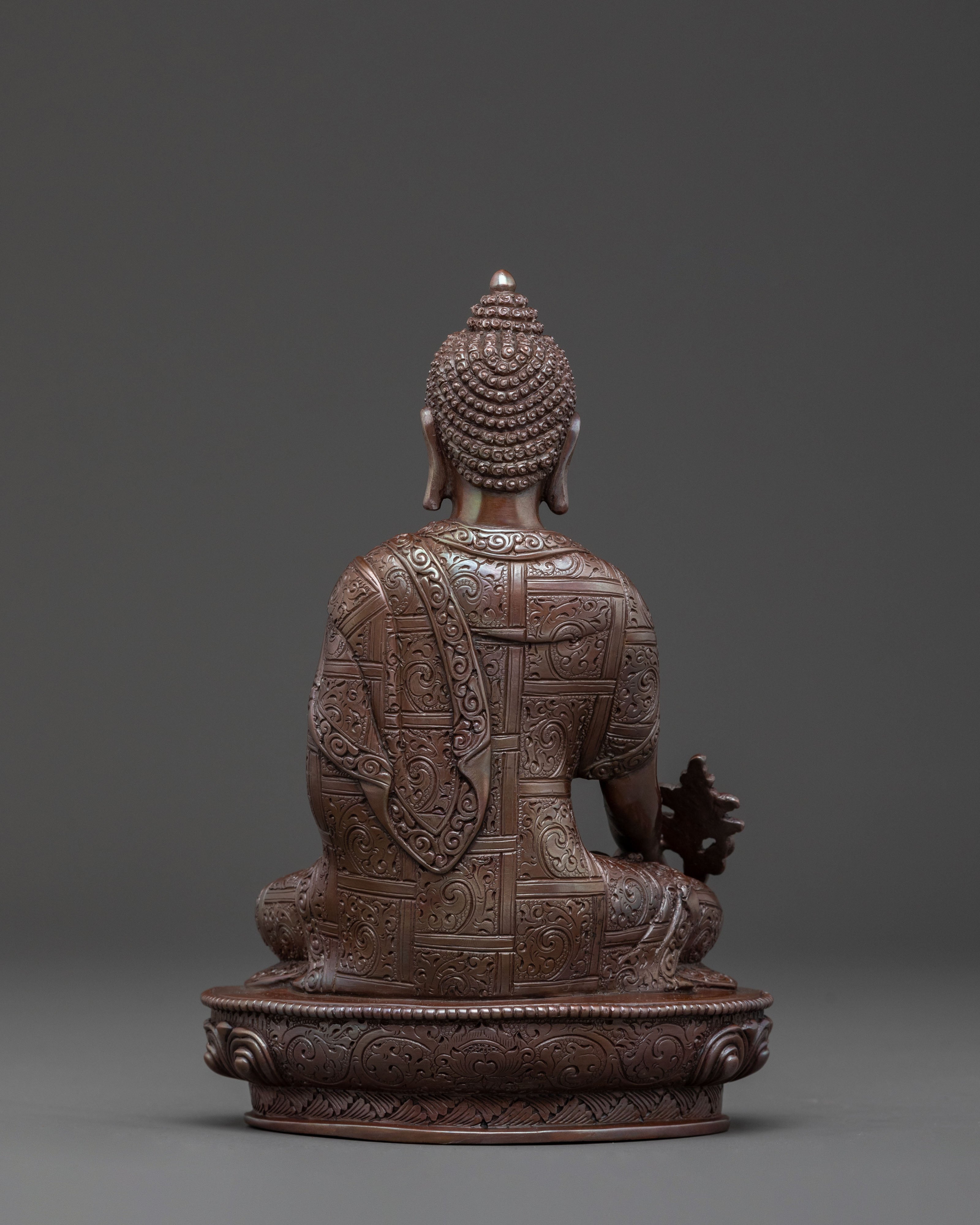Handcrafted Medicine Buddha Statue of Healing