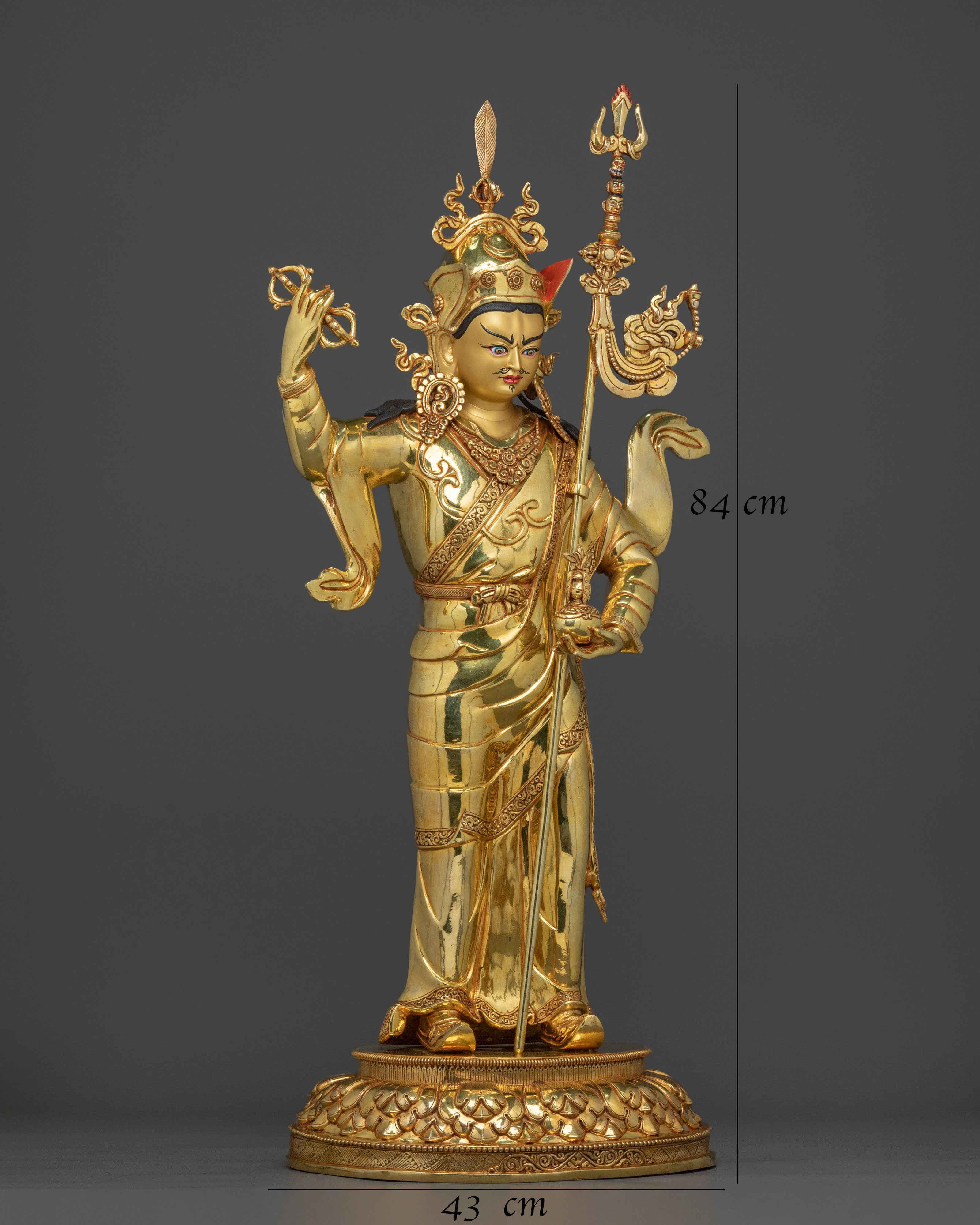 Standing Guru Rinpoche Statue | Buddhist Master