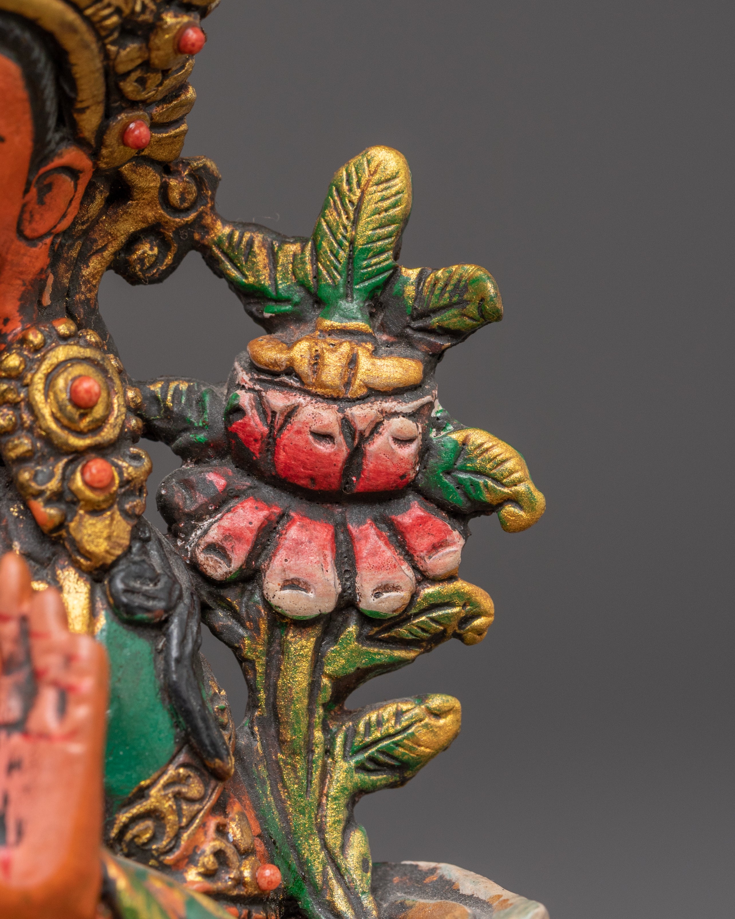 Handcrafted Copper Statue of Bodhisattva Manjushri | The Beacon of Wisdom