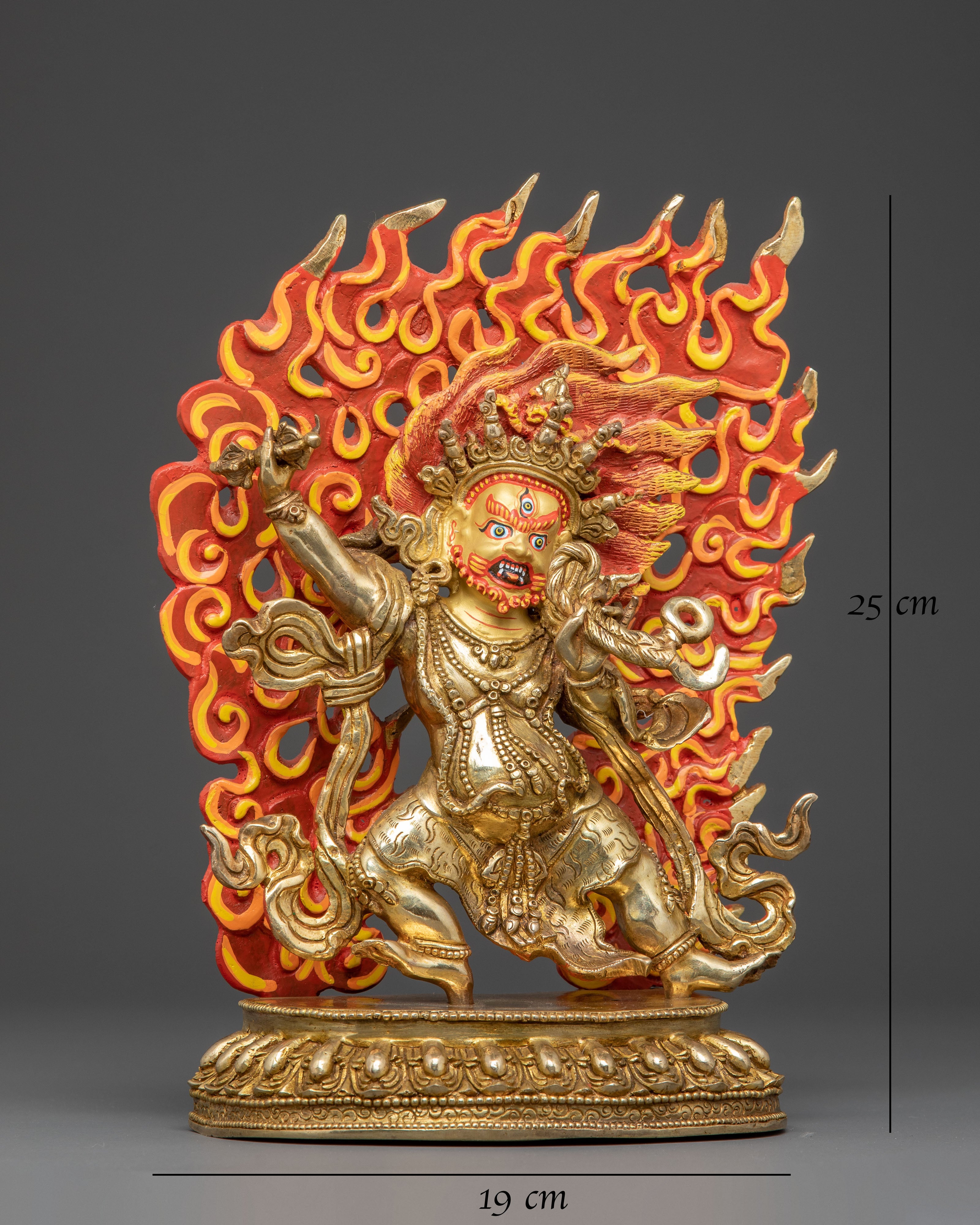 Tibetan Handcrafted Vajrapani Statue | Protector of Dharma
