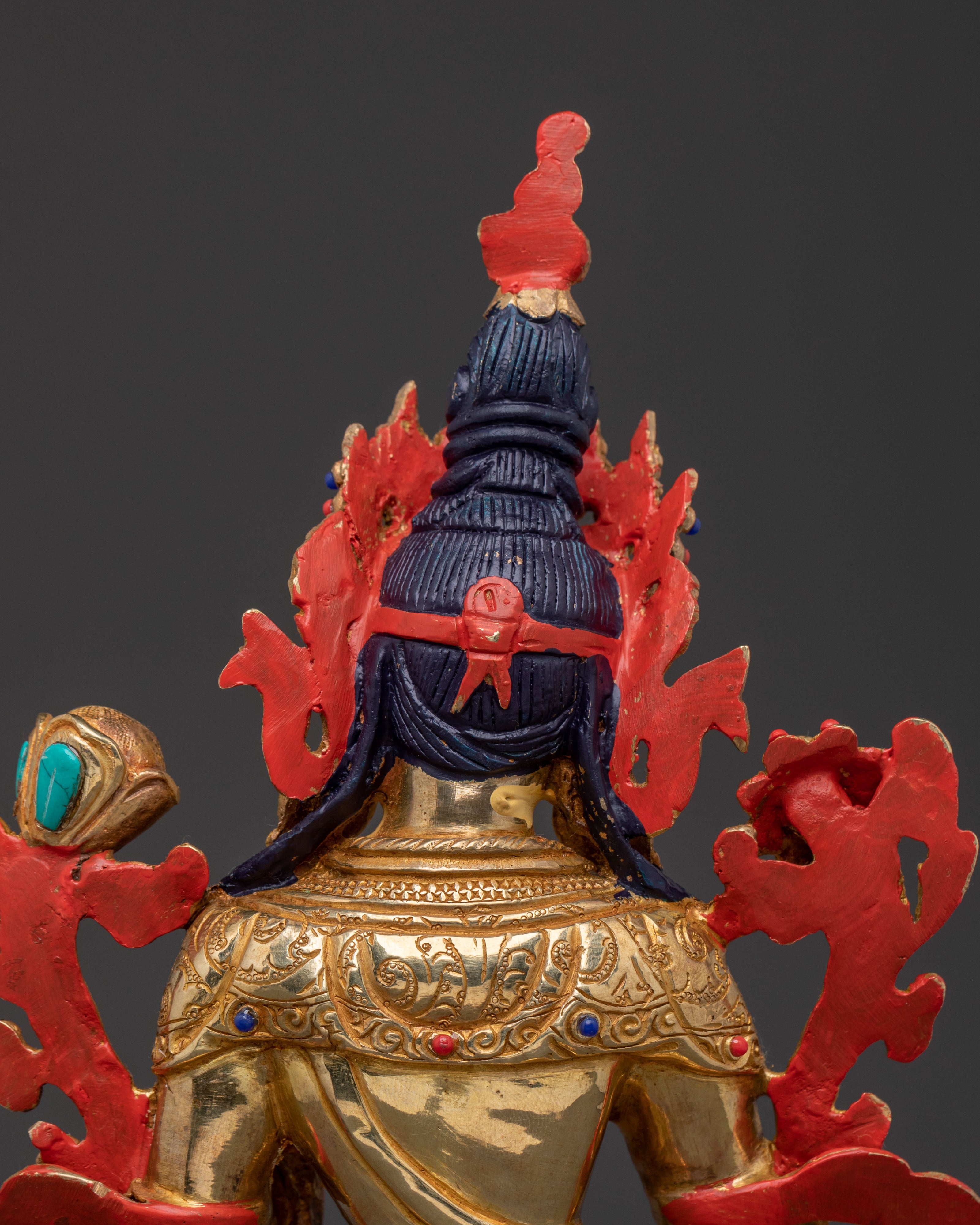 Guardian Green Tara 24K Gold Gilded Sculpture