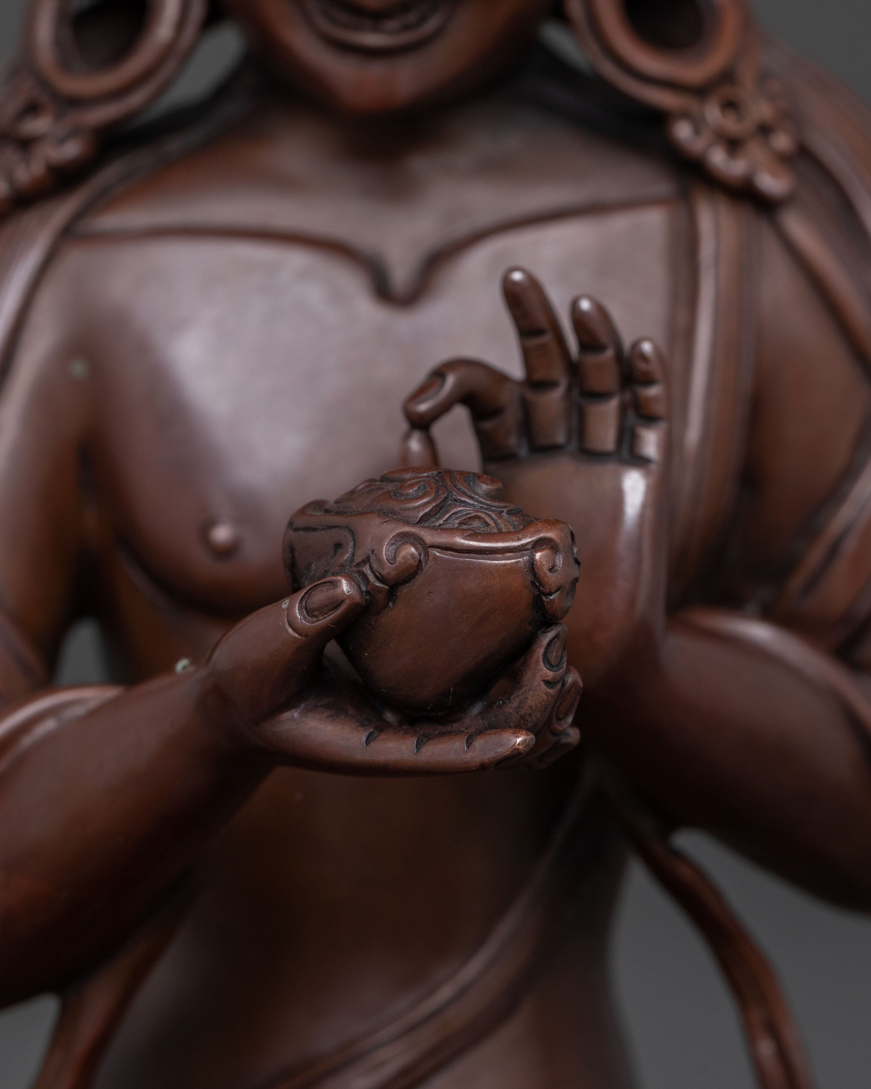 Handcrafted Naropa and Tilopa Statue Set | Sacred Lineage Masters Art