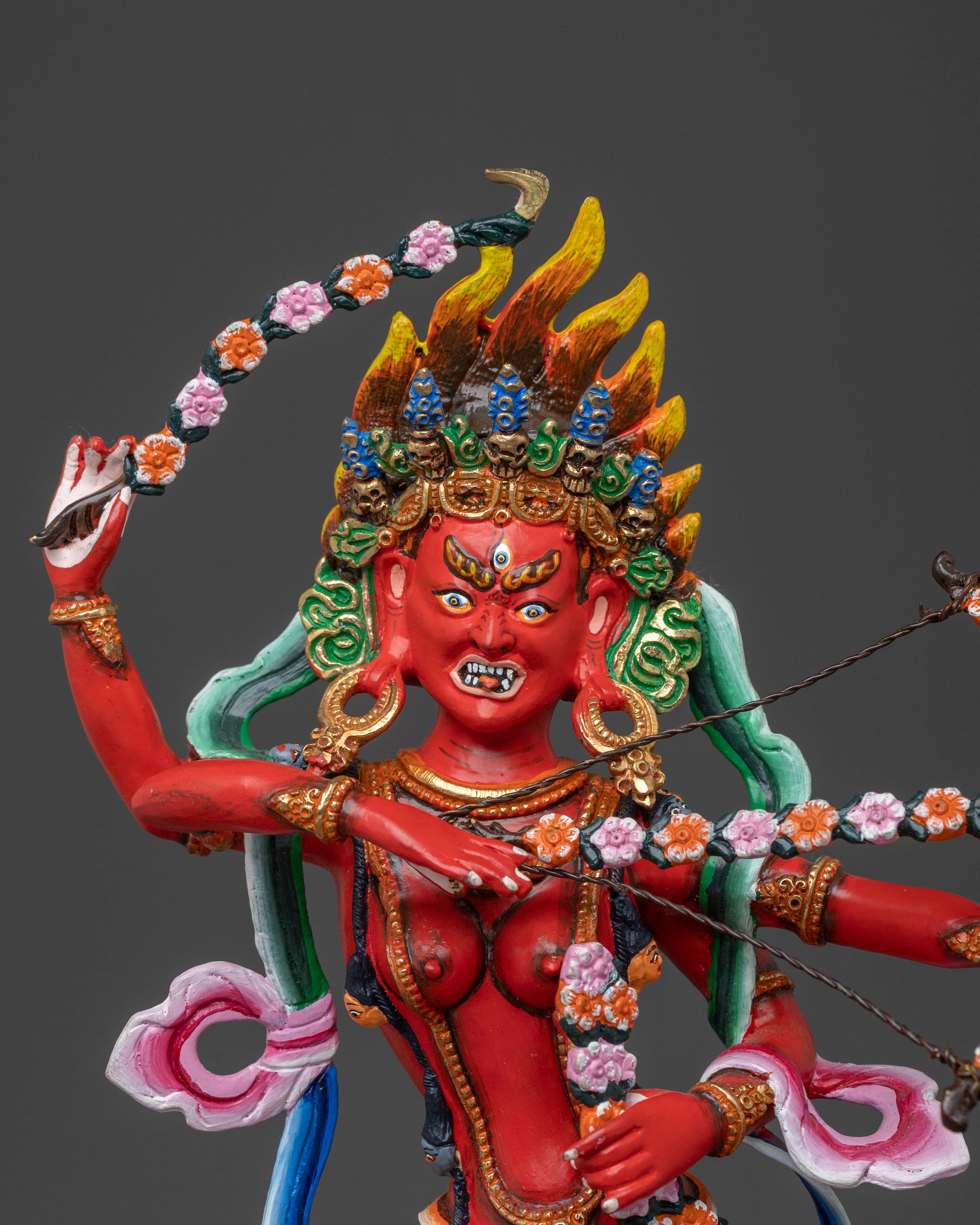 Kurukulla Sacred Figurine | Tibetan Buddhist Decor