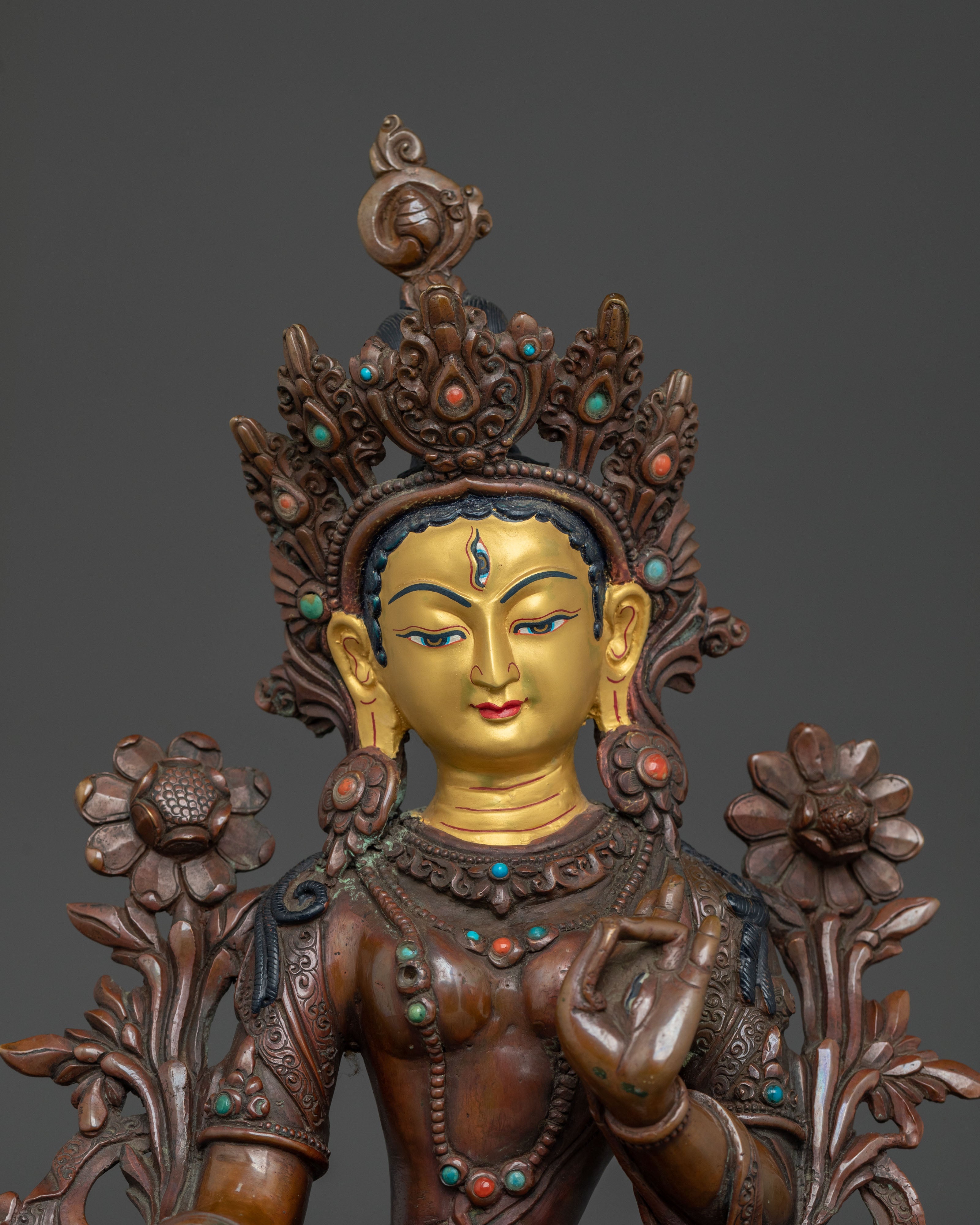 White Tara Sacred Statue | Divine Guardian