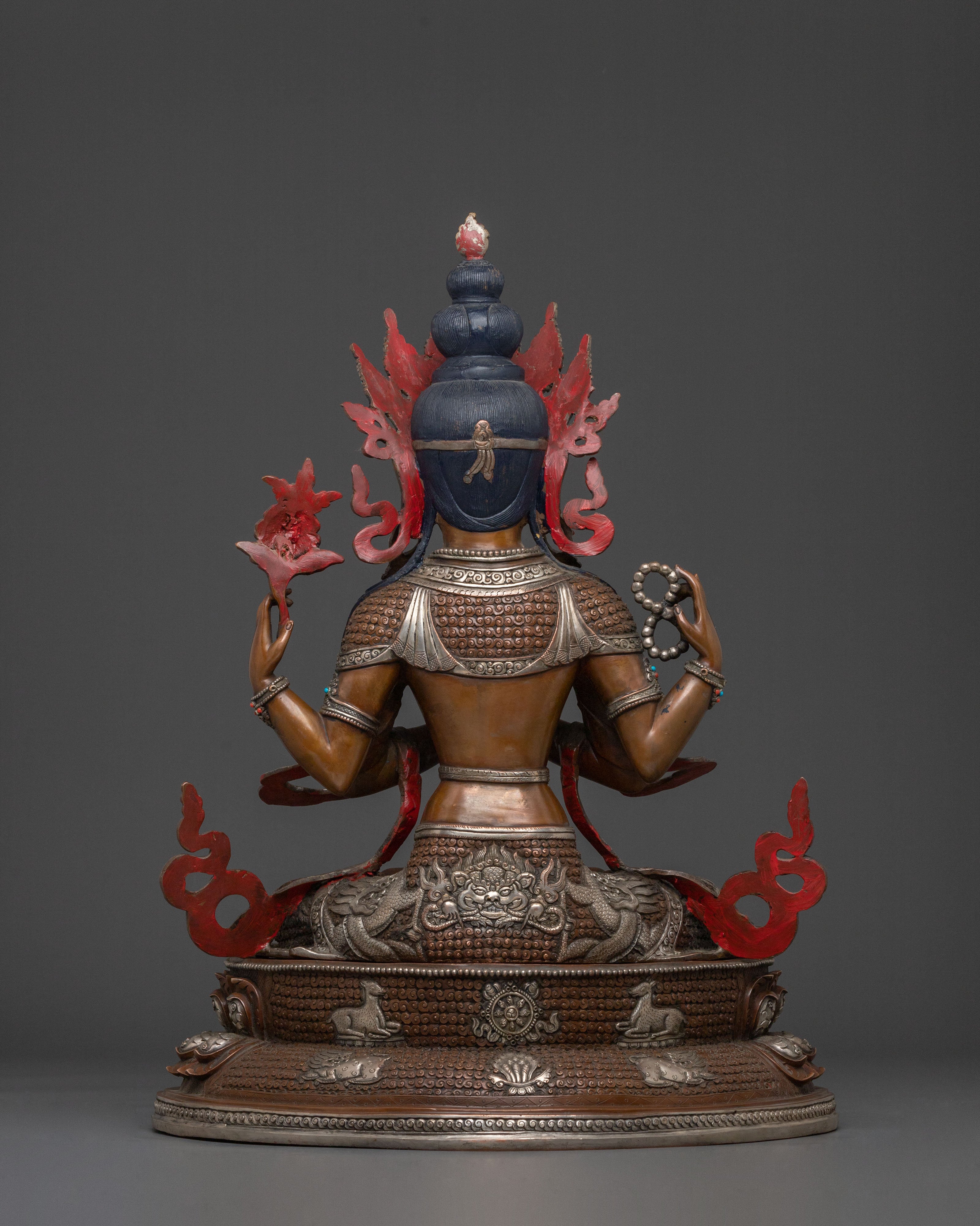 Himalayan Buddhist Chenrezig Statue | Bodhisattva of Compassion