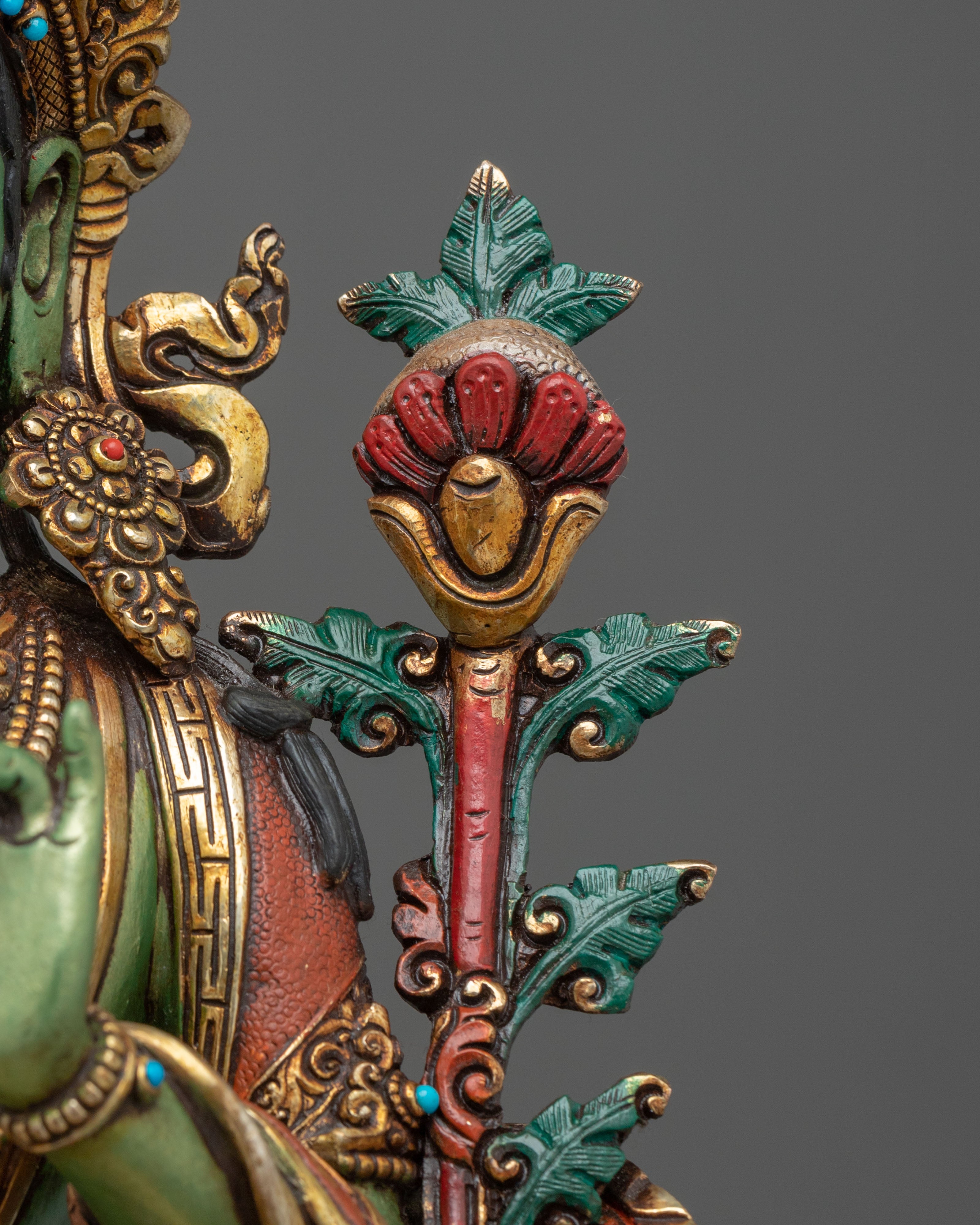 Green Tara Statue | Handcrafted Protector Figurine