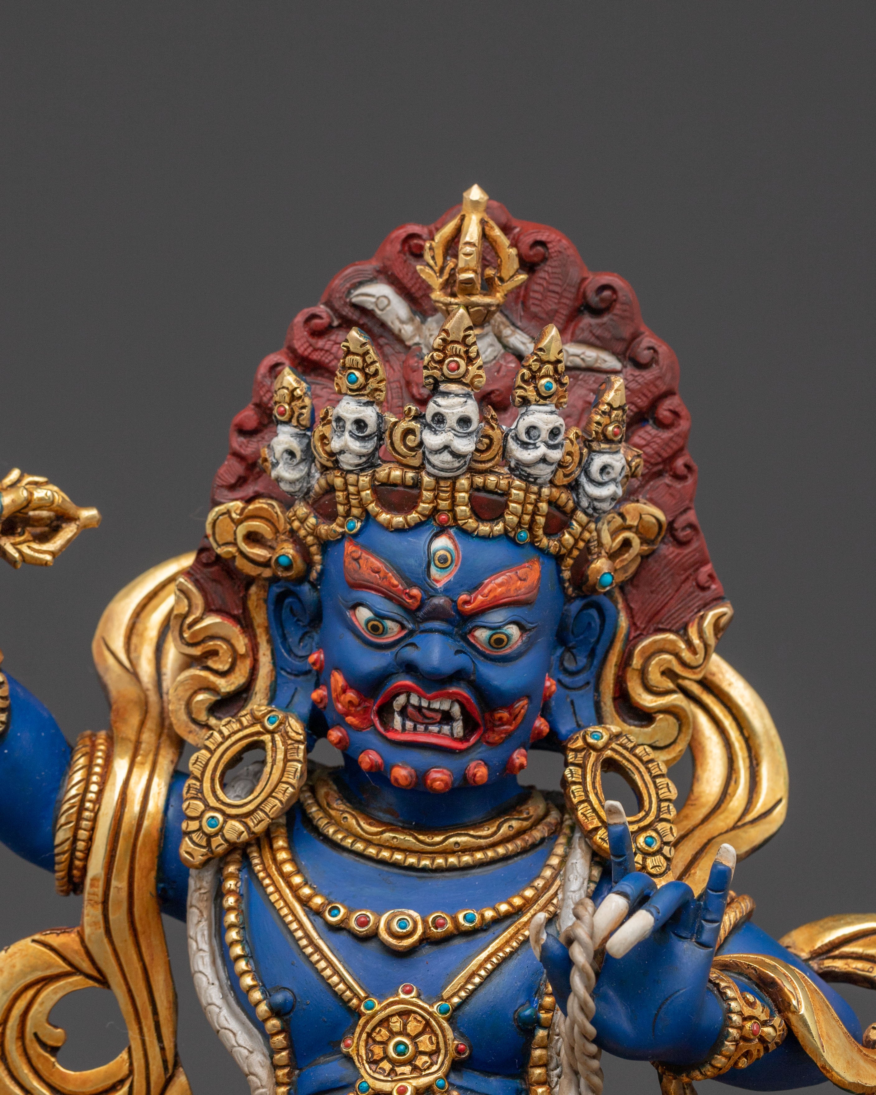 Vajrapani Statue for Meditation – Handcrafted Copper Art