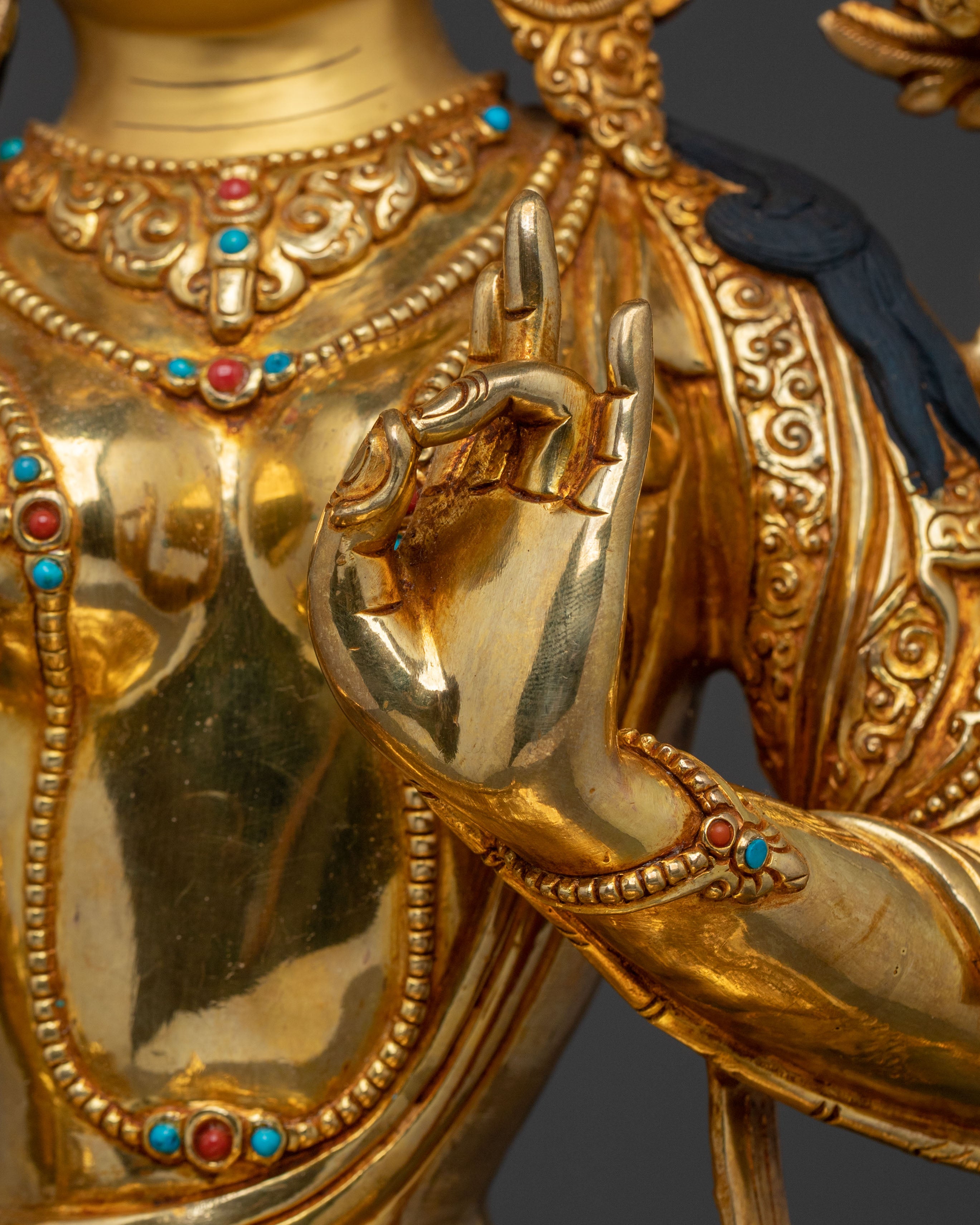Himalayan Shyama Tara Healing Statue | Sacred Buddhist Art