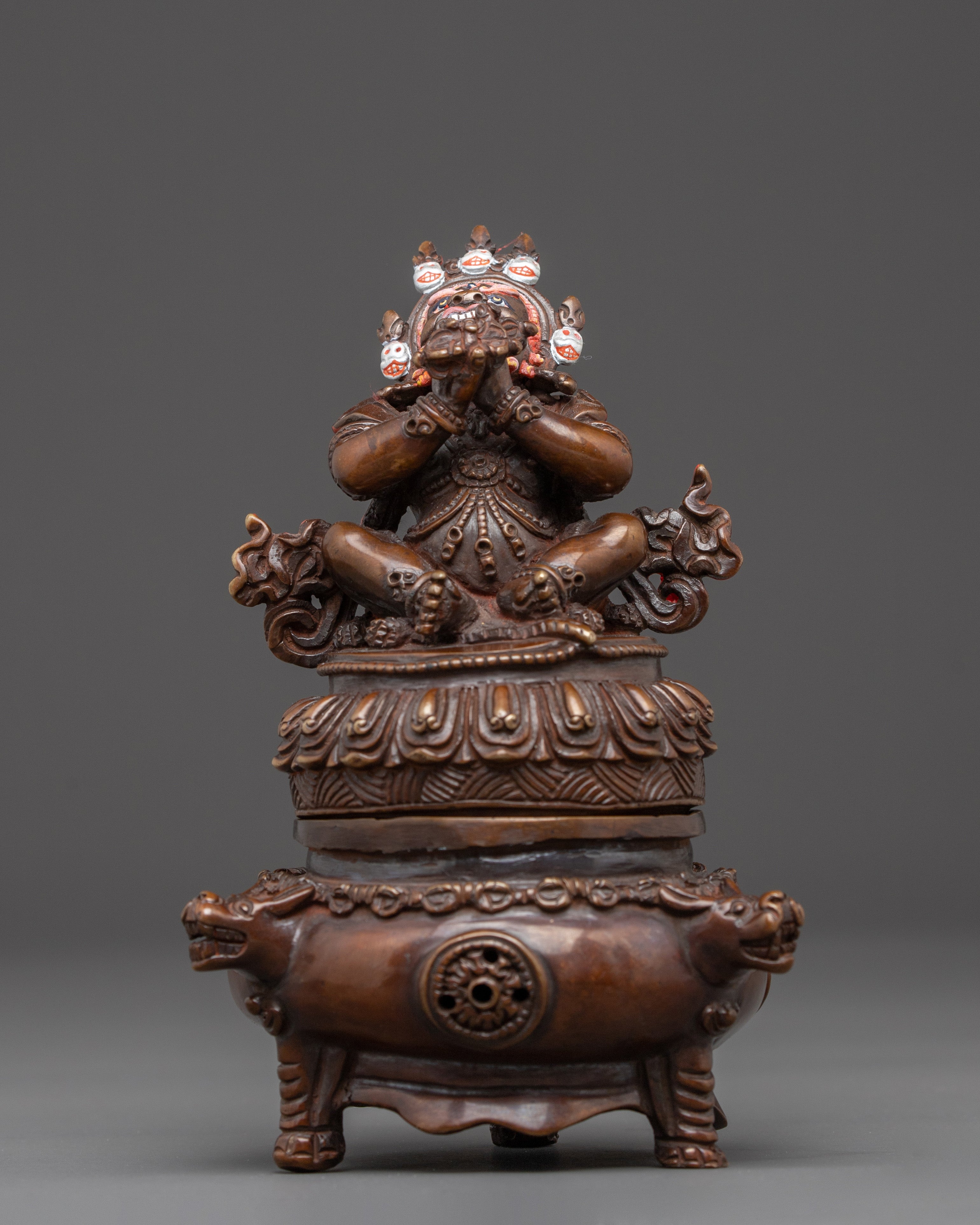 Handcrafted Nepalese-Crafted Vajradhaka Statue | Traditional Himalayan Art