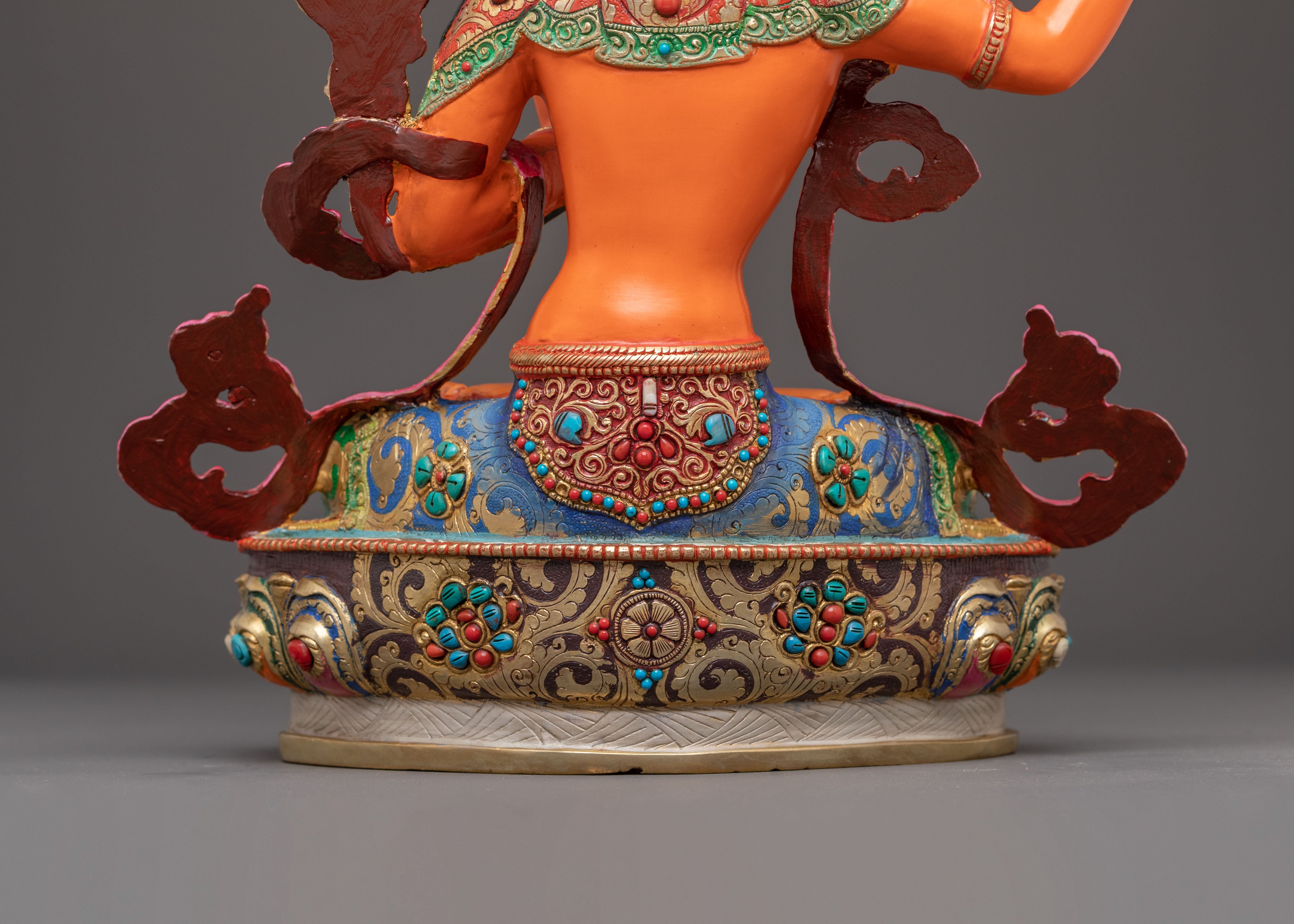 Himalayan Handcrafted Statue of Bodhisattva Manjushri
