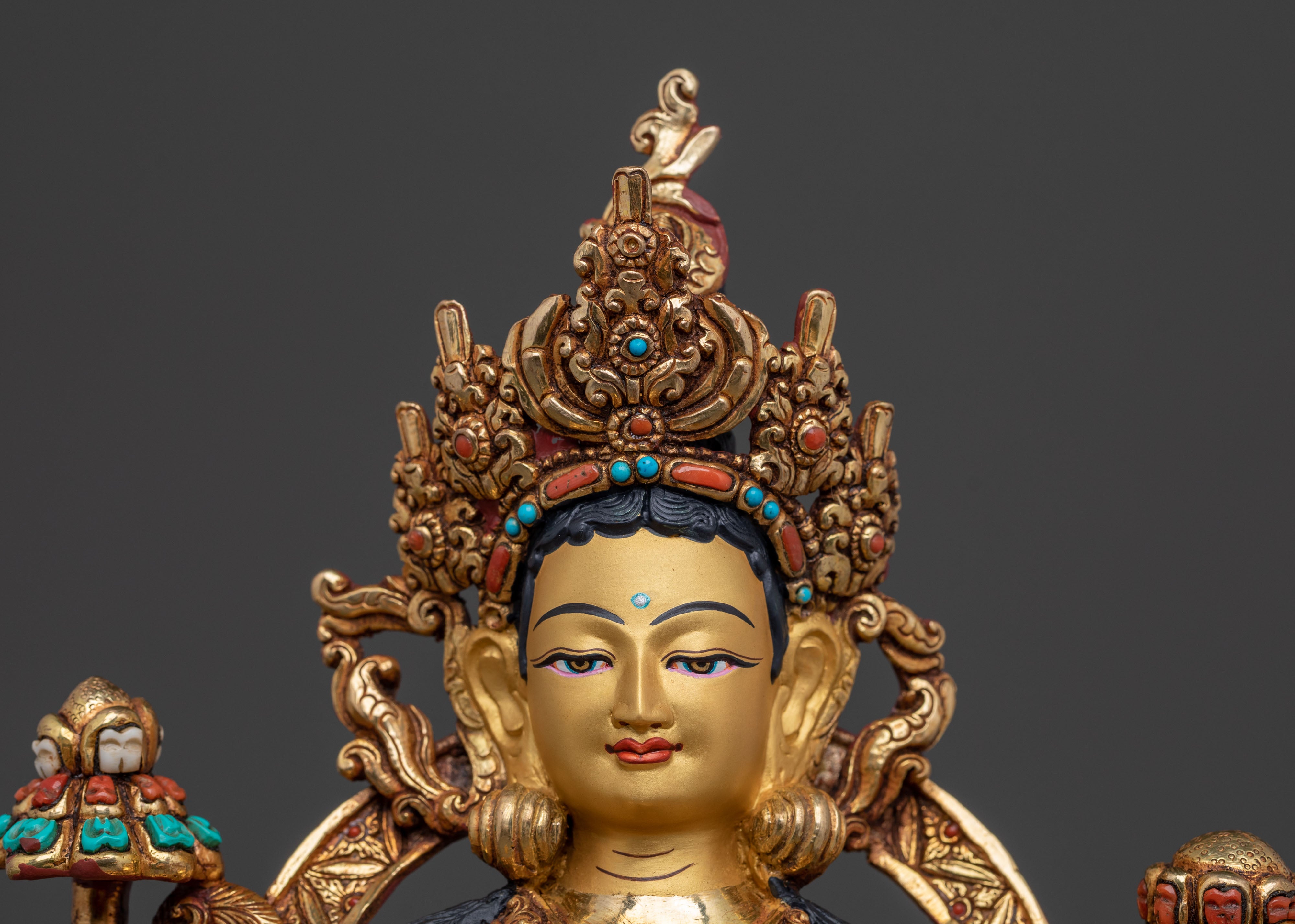 Green Tara: Handcrafted Mother Figurine
