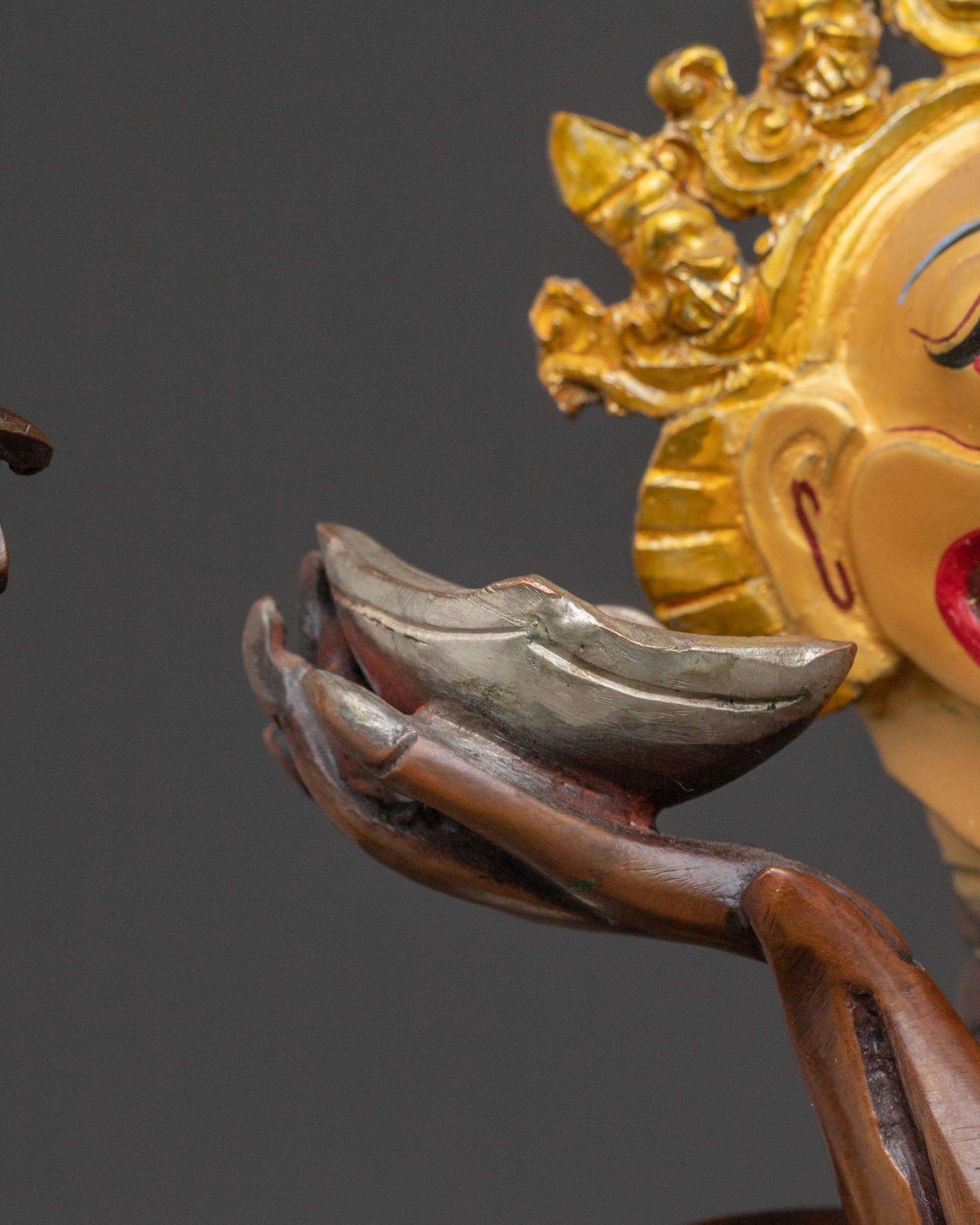 Chittipati Protection Statue: Copper Skeleton Duo