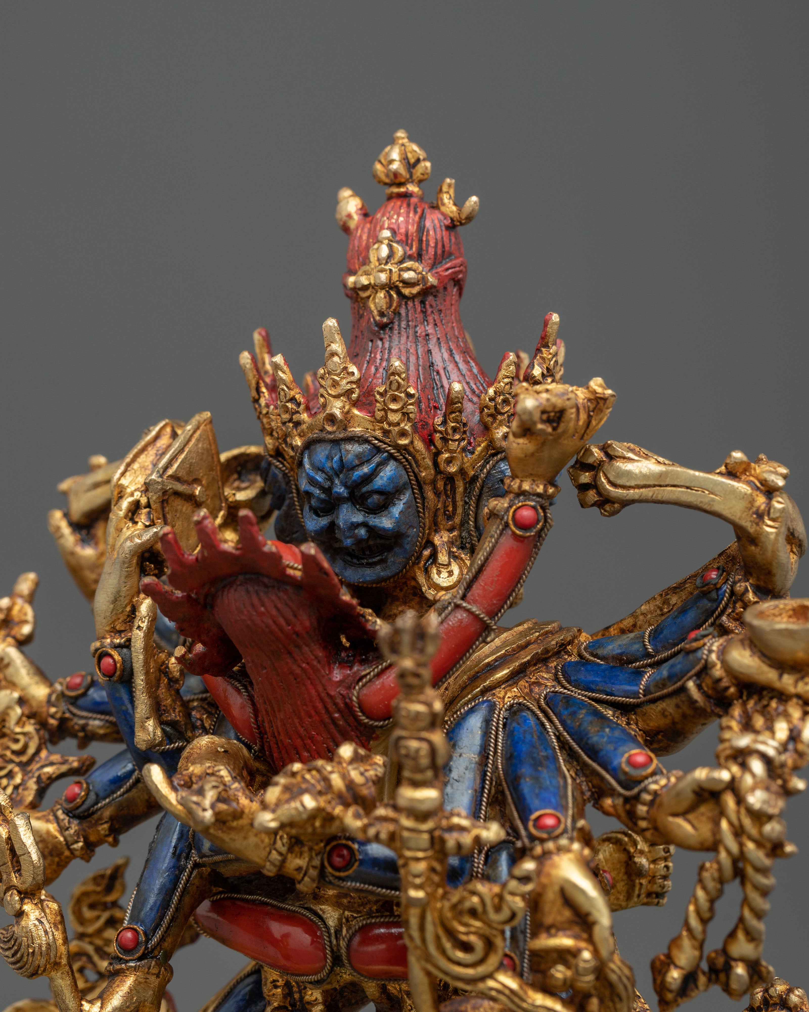 Chakrasamvara Spiritual Sculpture | Tantric Deity of Enlightened Union