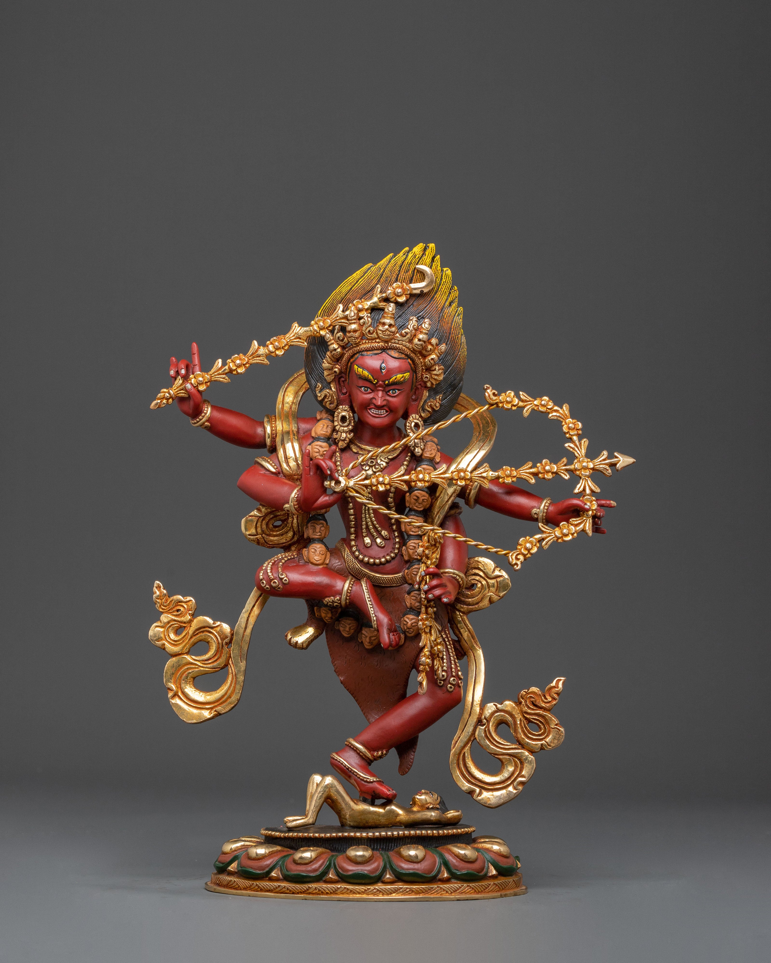 Kurukulla Statue: Vibrant Red Tara Artwork