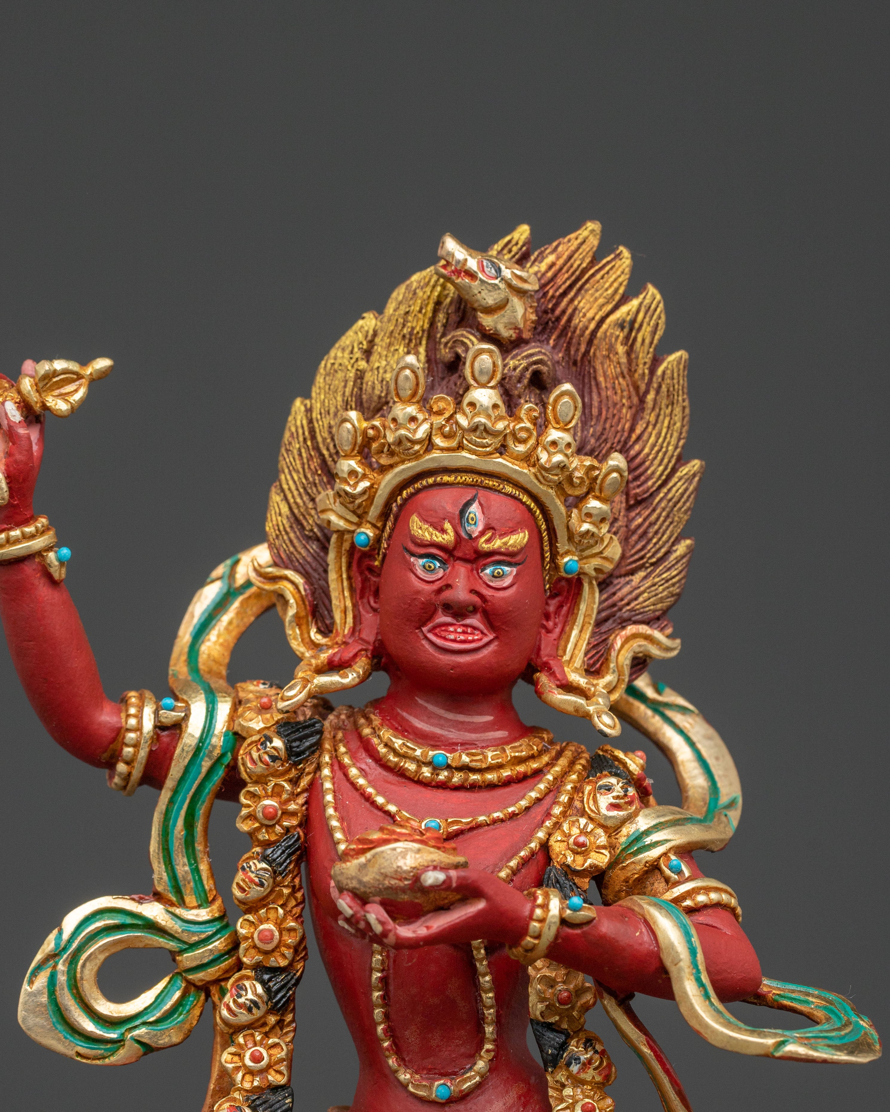 Dorje Phagmo Vajrayana Sacred Statue – Exquisite Hand-Gilded Copper