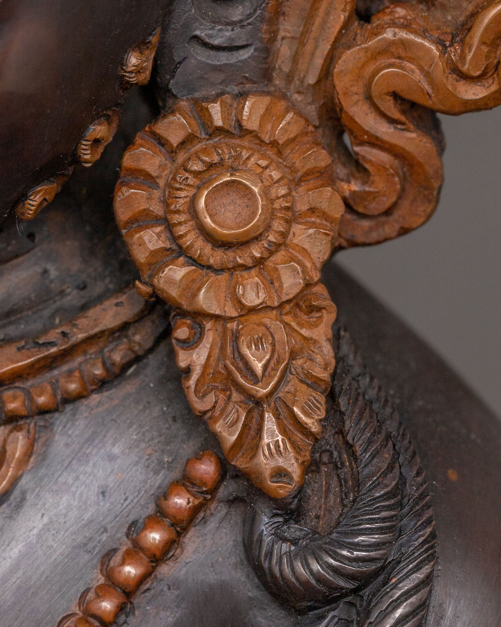 Dzambhala Statue of Wealth and Power | Traditional Buddhist Wealth Deity