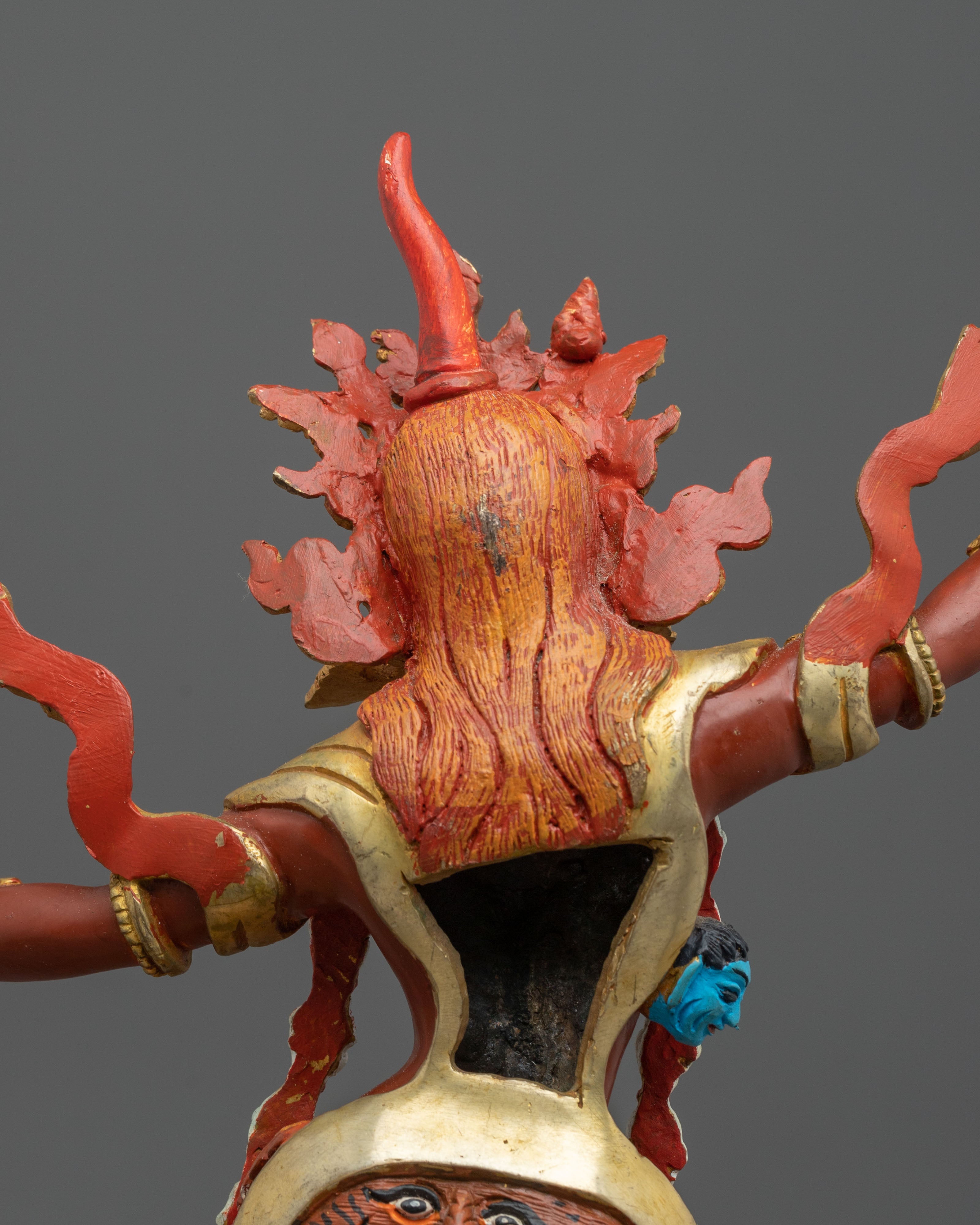 Ekajati Statue: Tibetan Buddhist Protector Sculpture