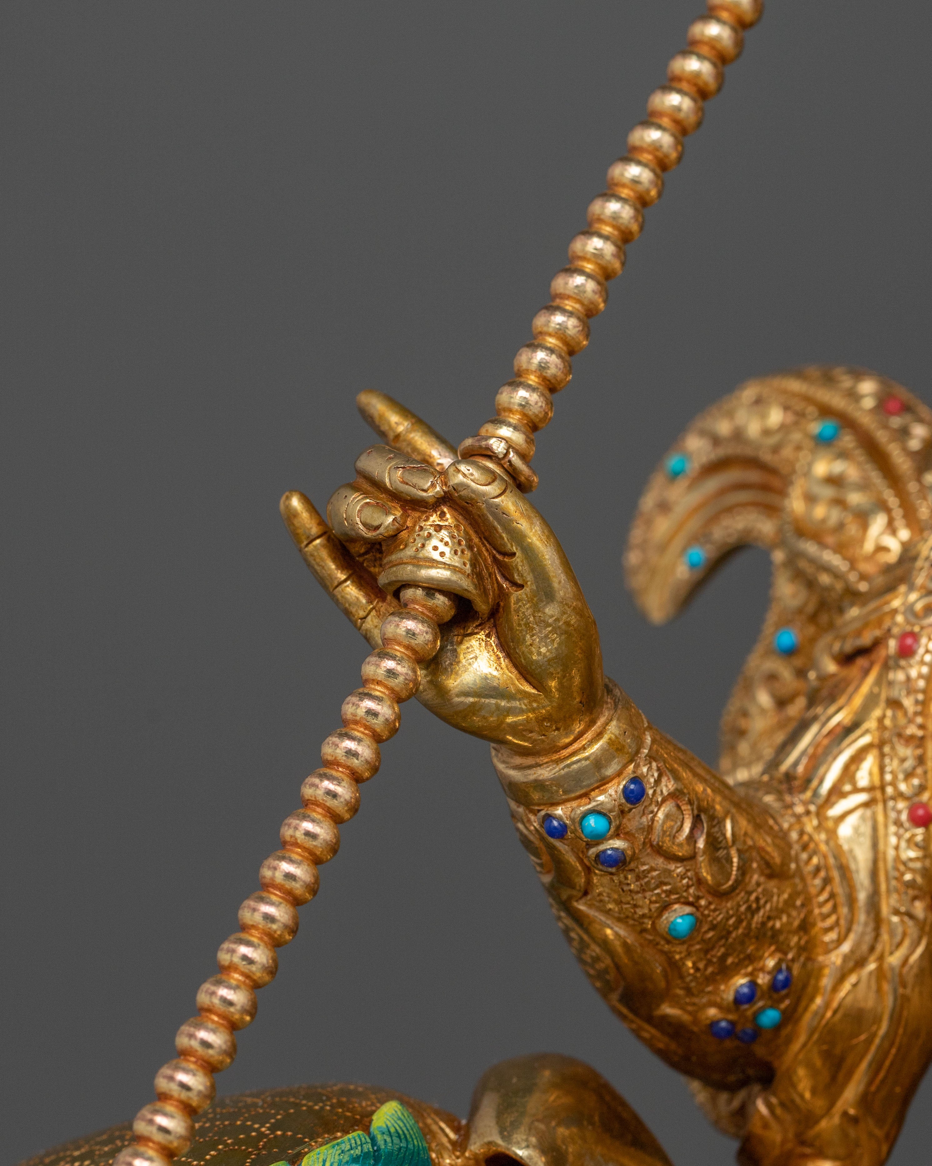 Buddhist Wealth Deity Namtoshe Statue | Traditional Himalayan Figurine
