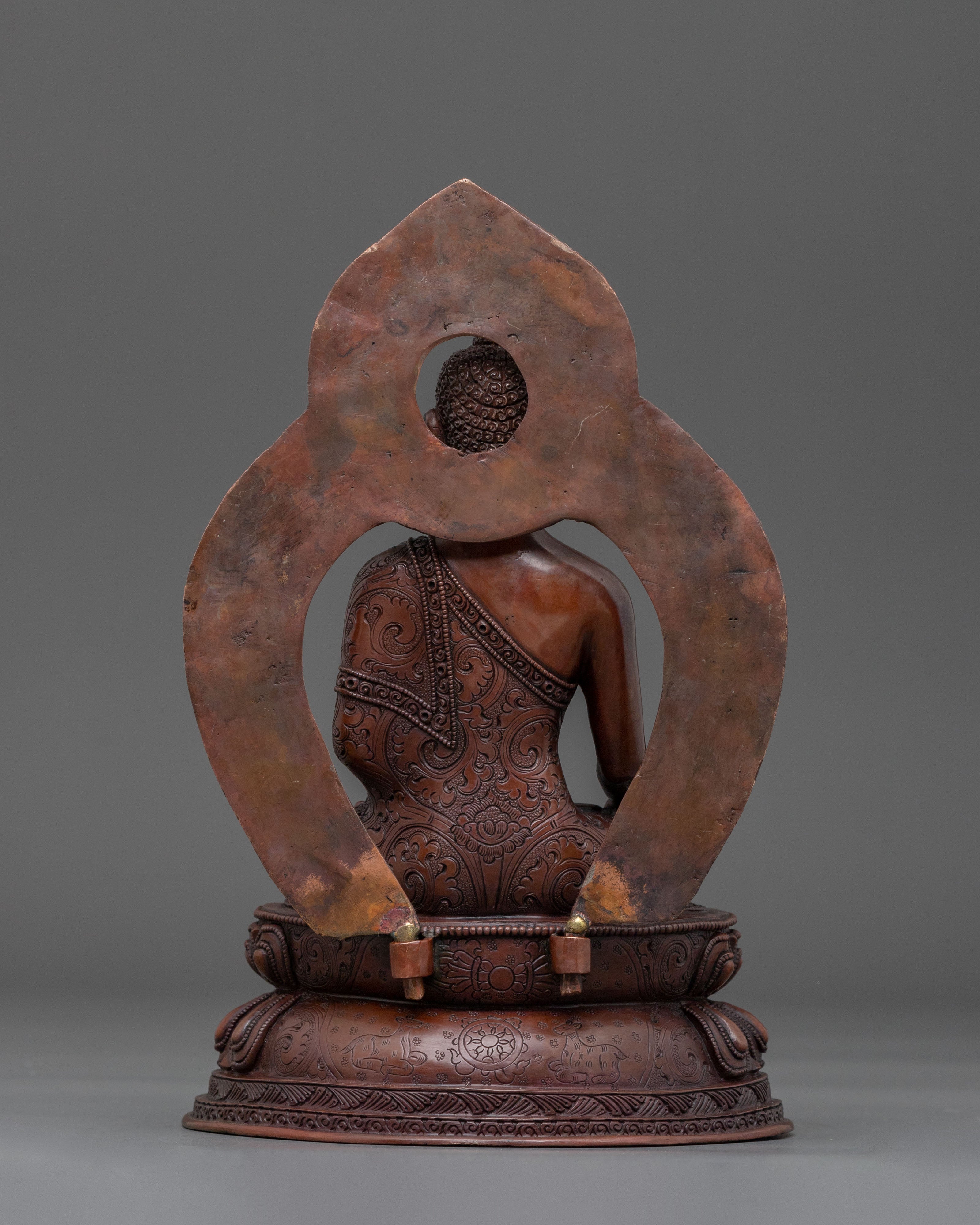 24K Gold Gilded Medicine Buddha Figurine | Home Decor