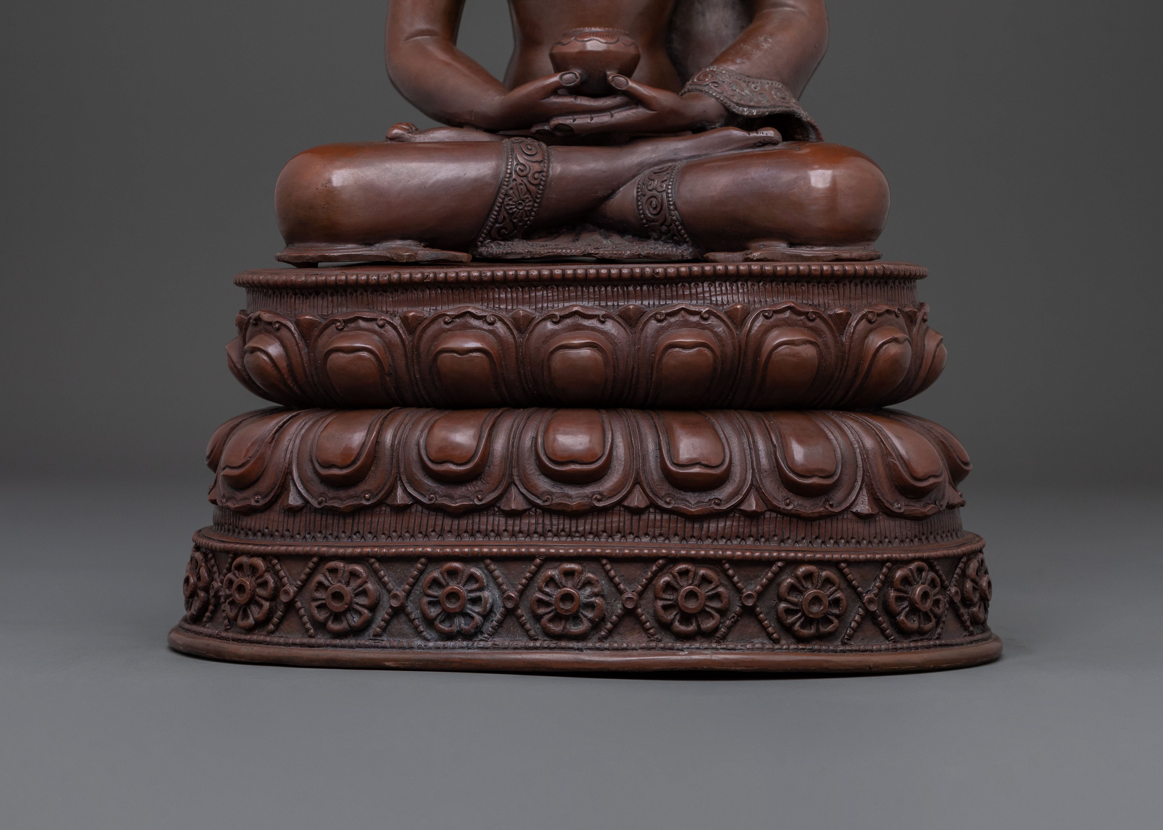 Dhyani Buddha Amitabha Handcrafted Statue | Buddhist Artwork