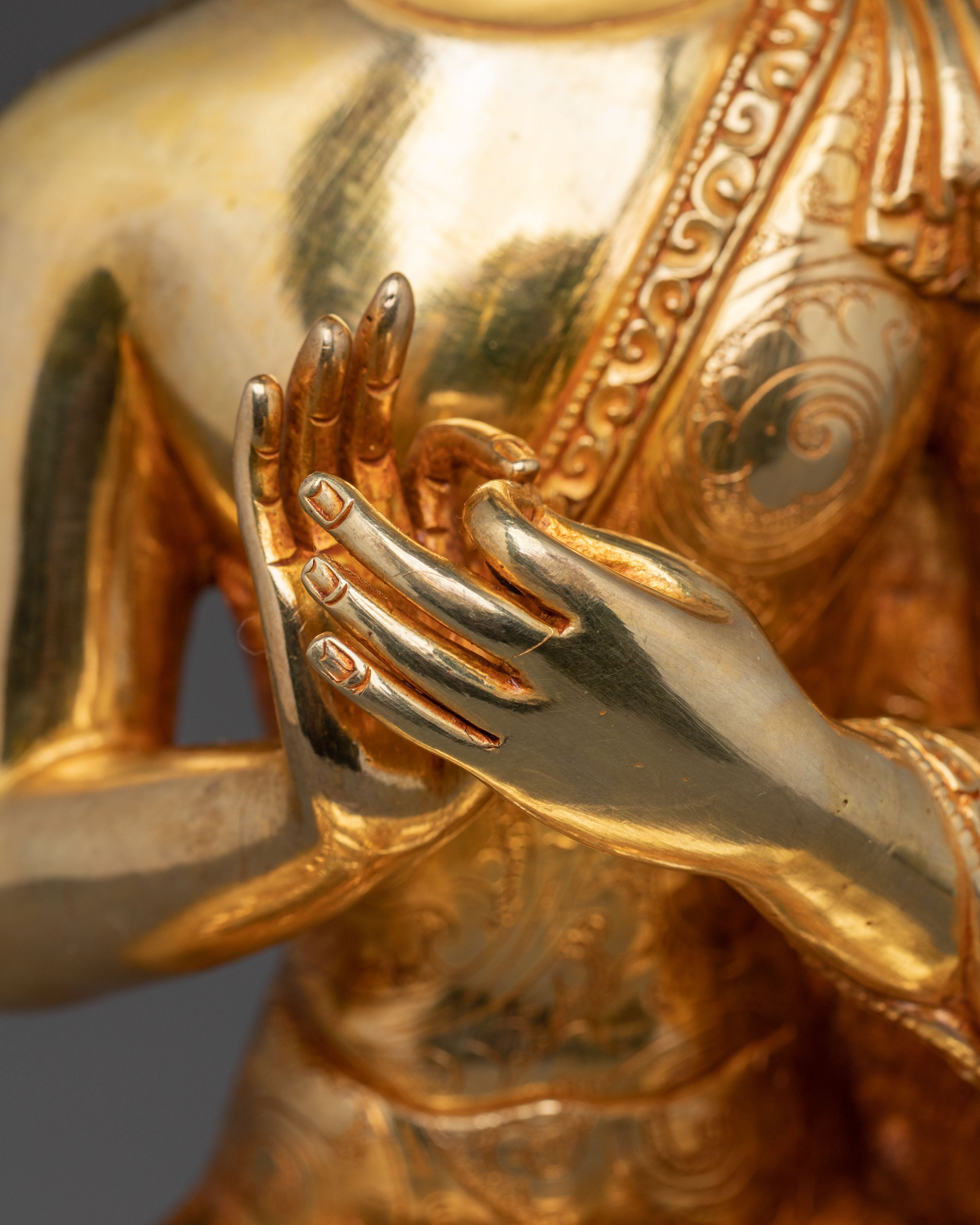 Five Dhyani Buddha Divine Statue Set | Altar Decor