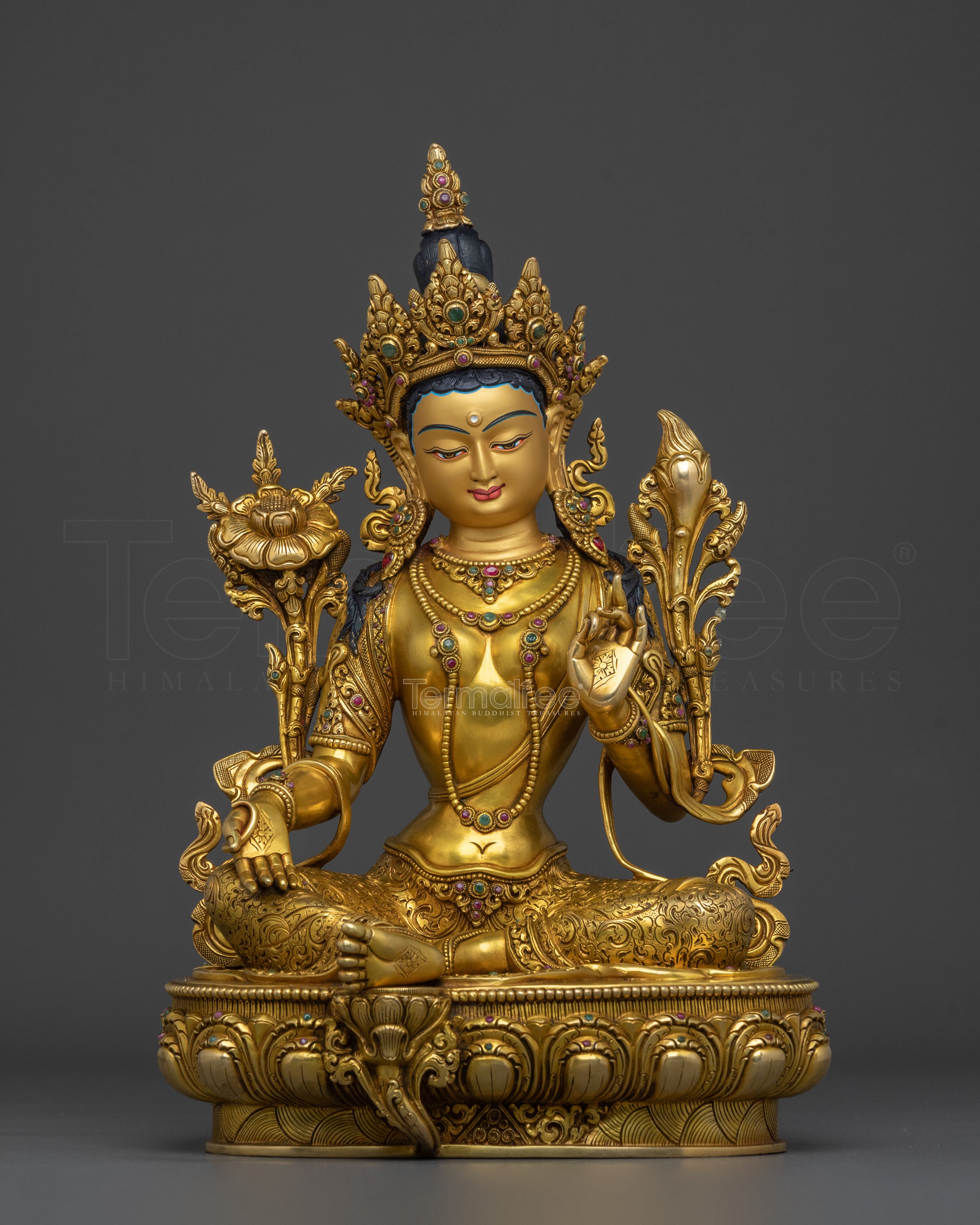 Green Tara Statue