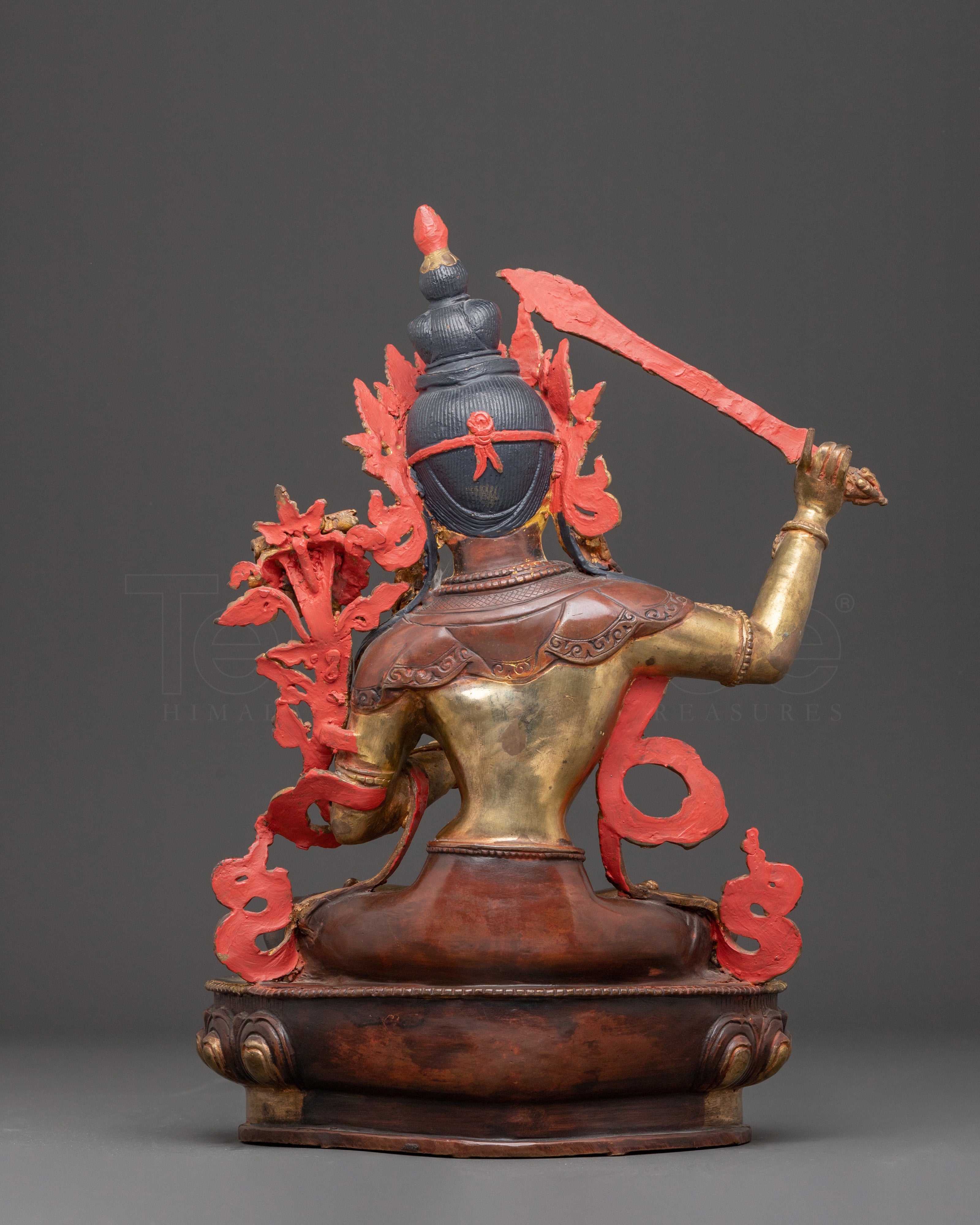 Bodhisattva Manjushri Serene Statue | Wisdom's Radiant Beacon