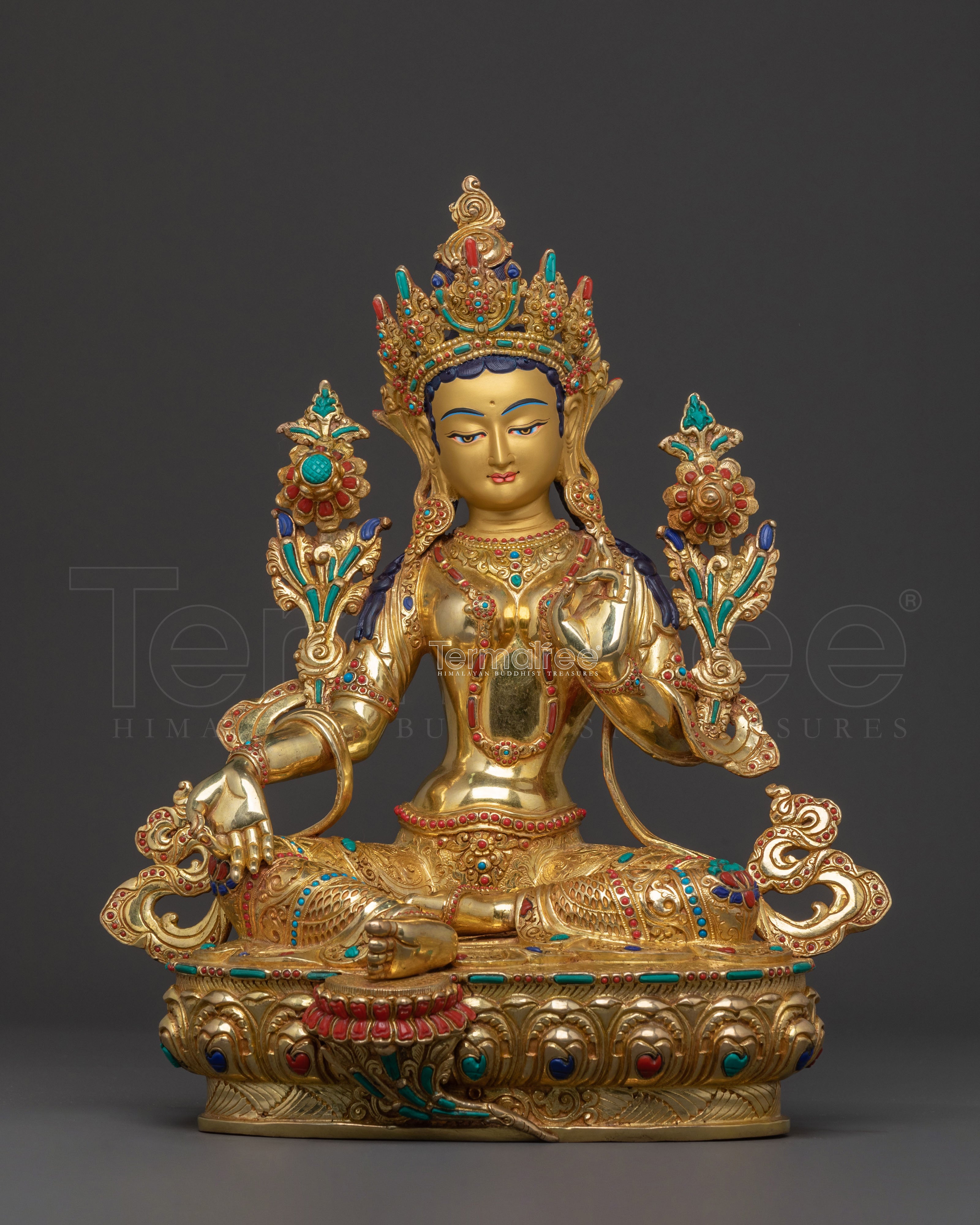 Green Tara Statue