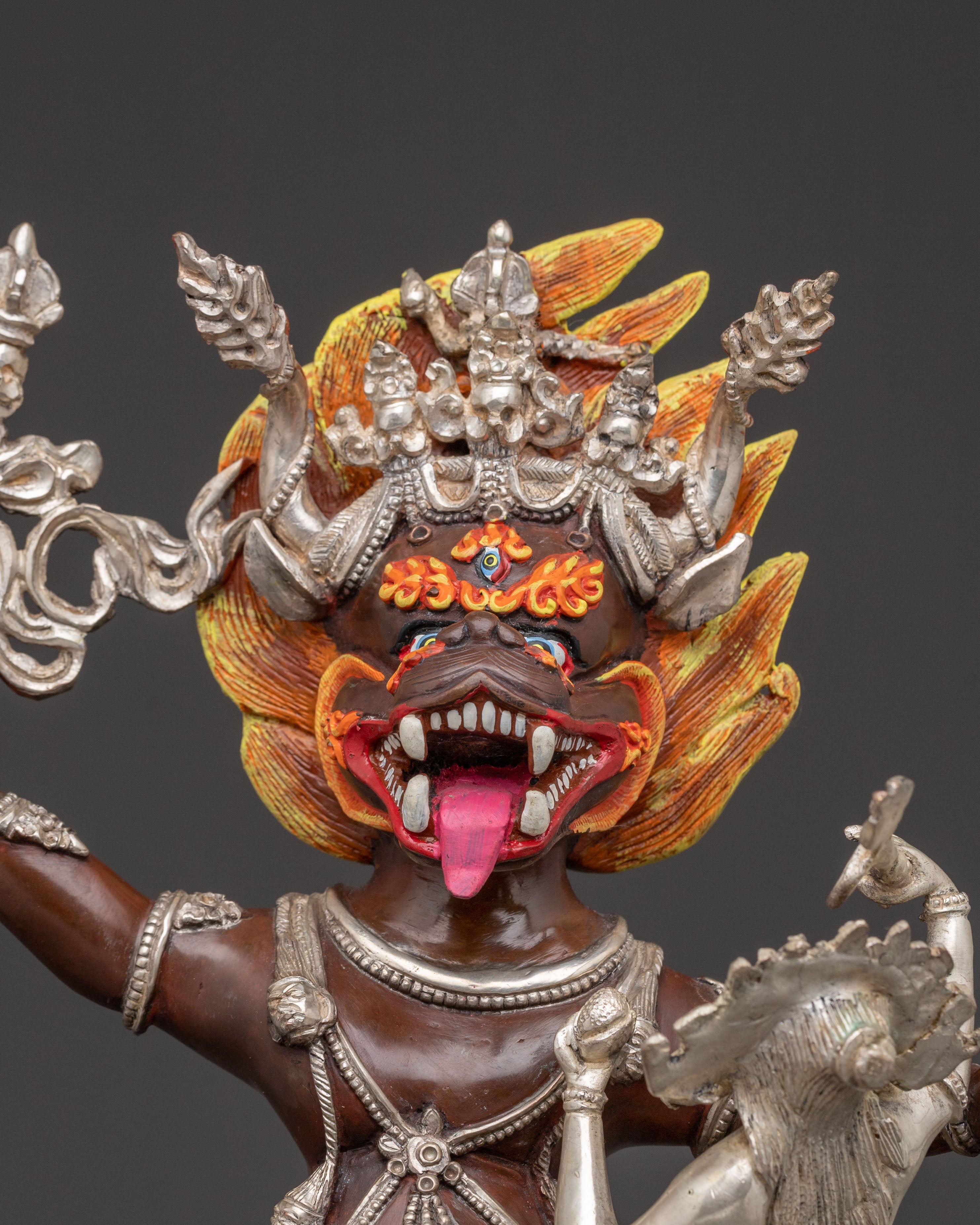 Sacred Statue of Yamantaka with Vajravetali – Protective Fury