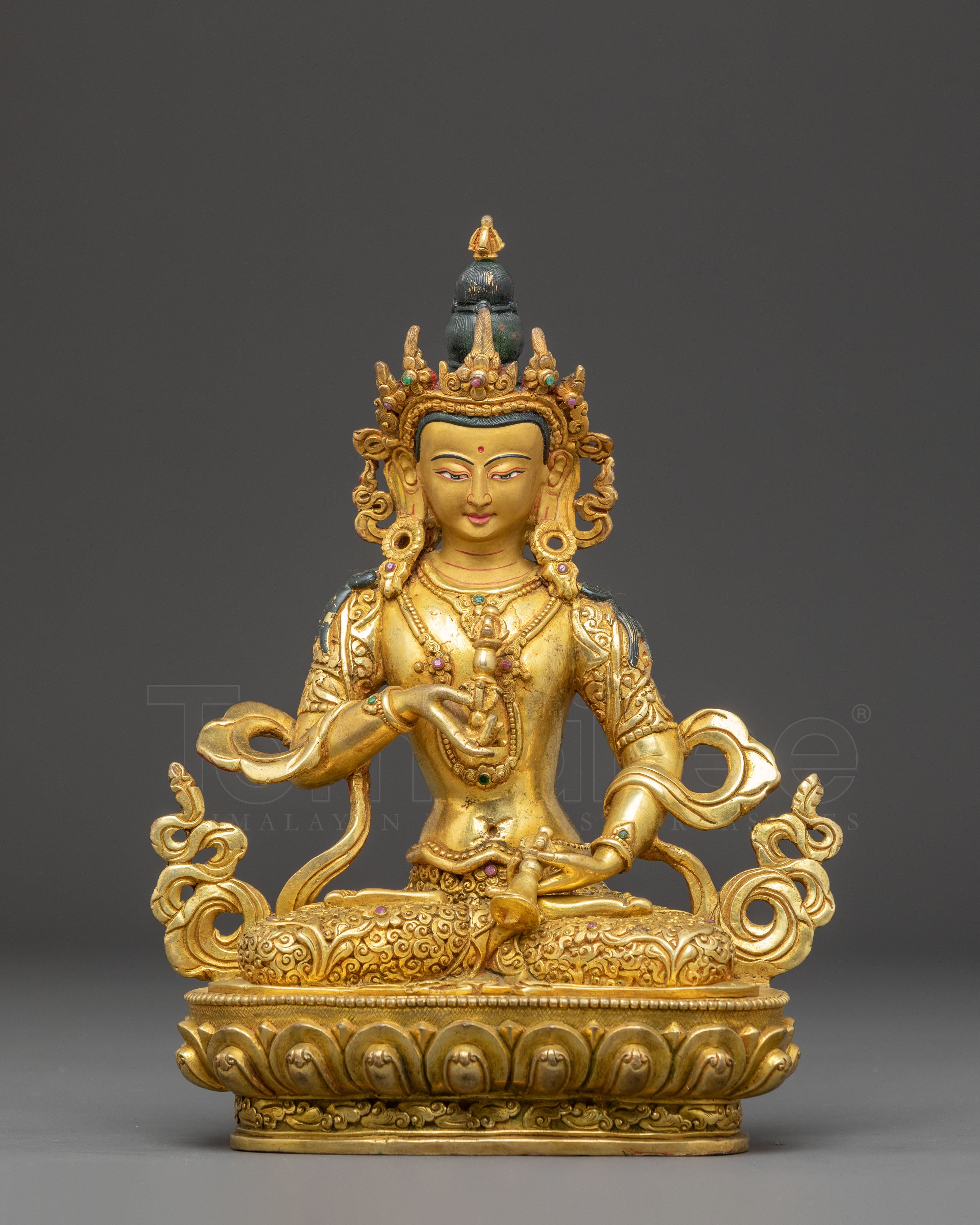 Handcrafted Golden Vajrasattva Statue of Purification
